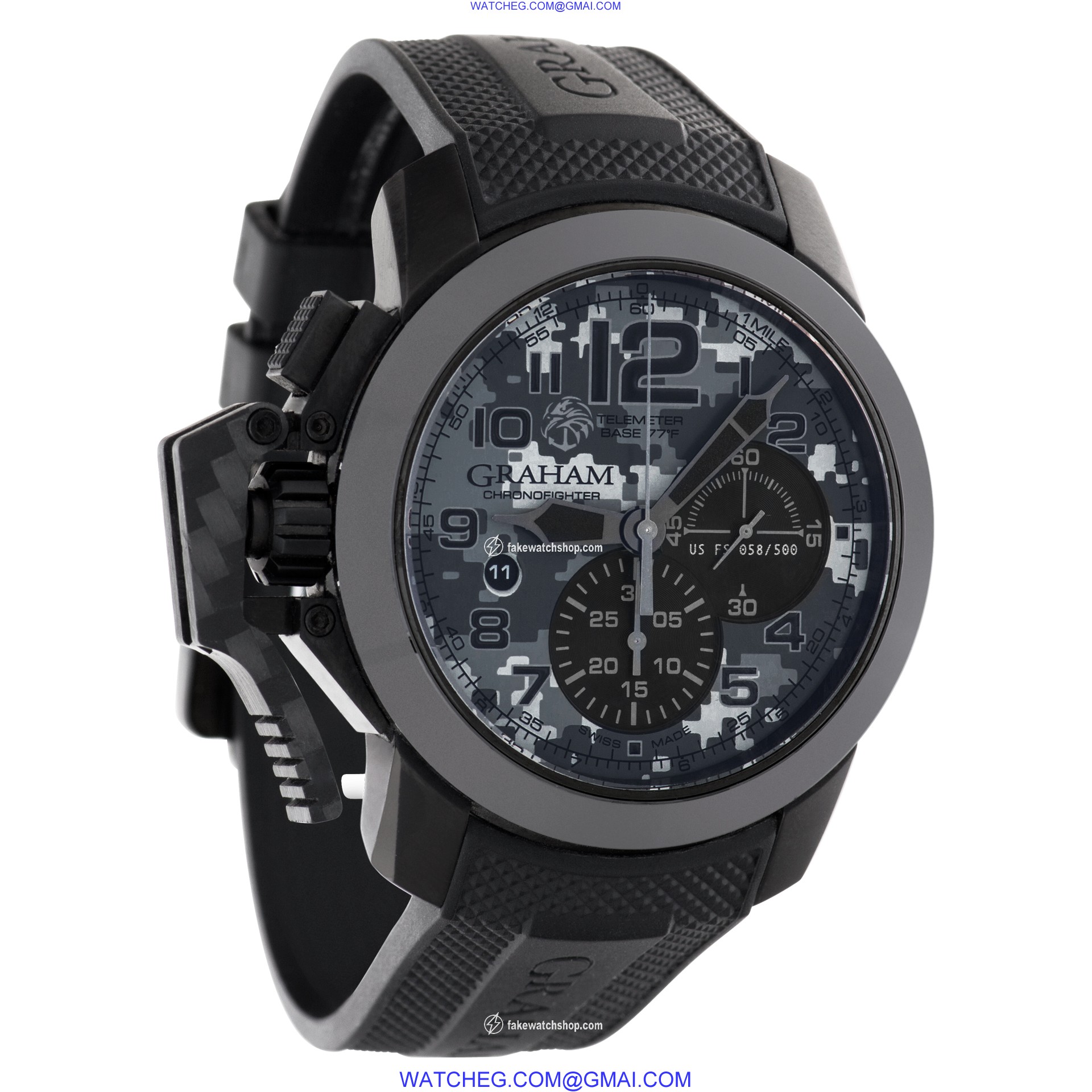 Graham 2CCAU.S03A.K92N Chronofighter Automatic Male PVD steel 4