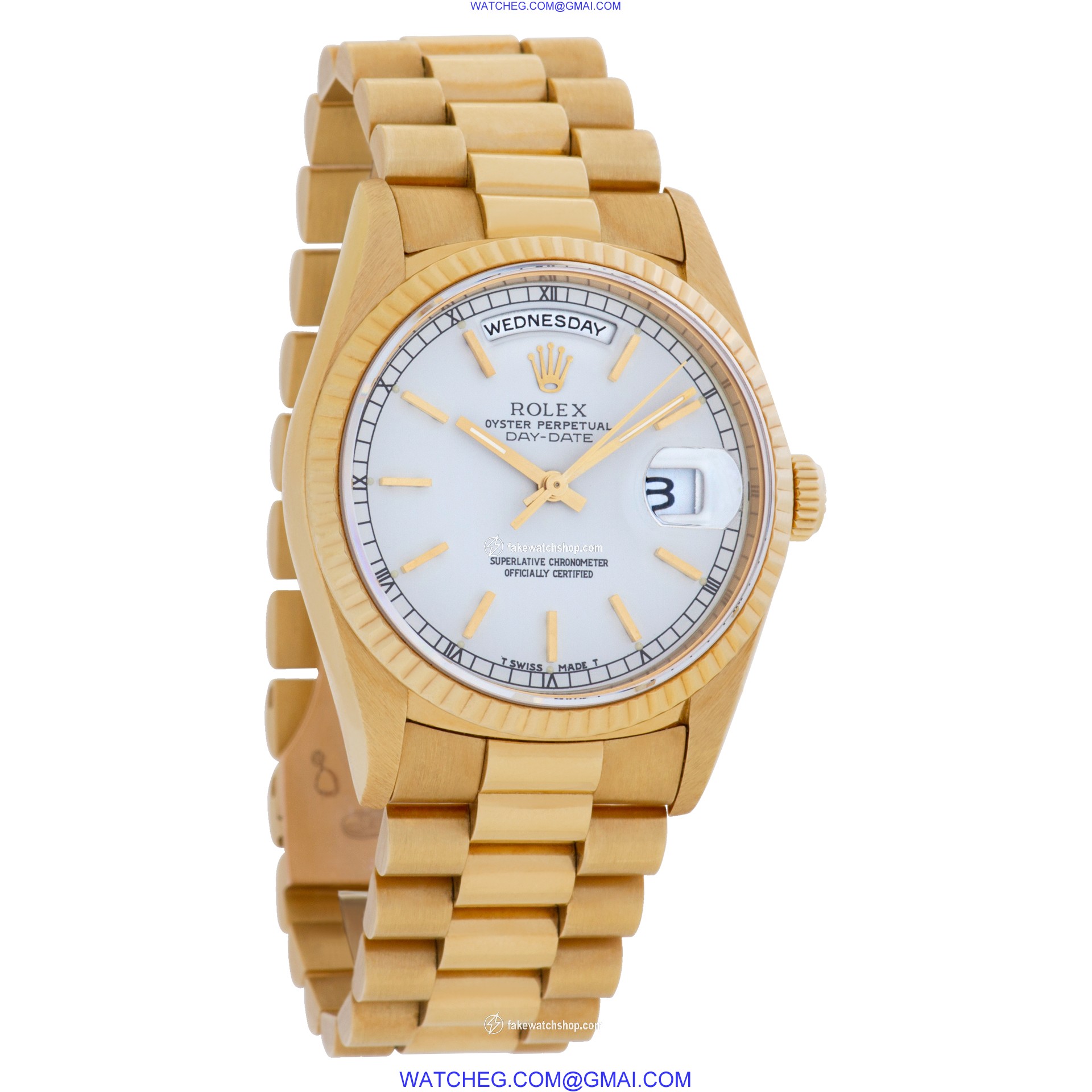 Rolex 18238 Day-Date Automatic Male 18k yellow gold 4