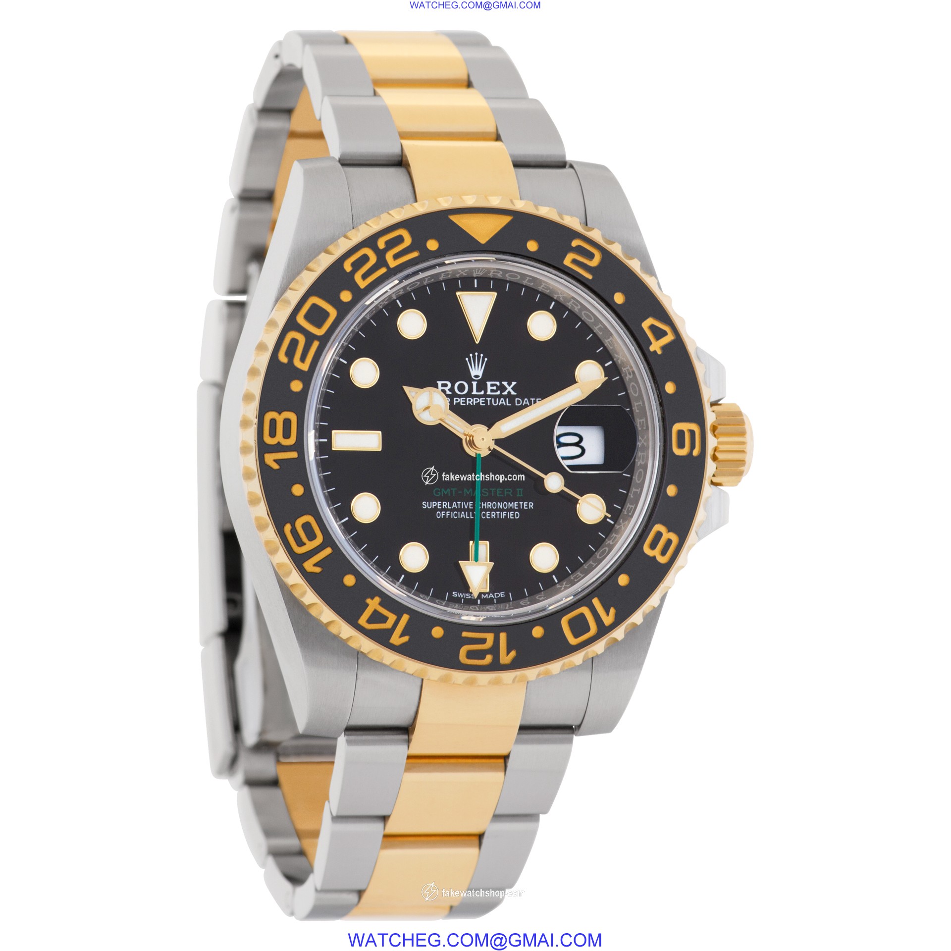Rolex 116713LN GMT-Master II Automatic Male 18k gold & Stainless Steel 4