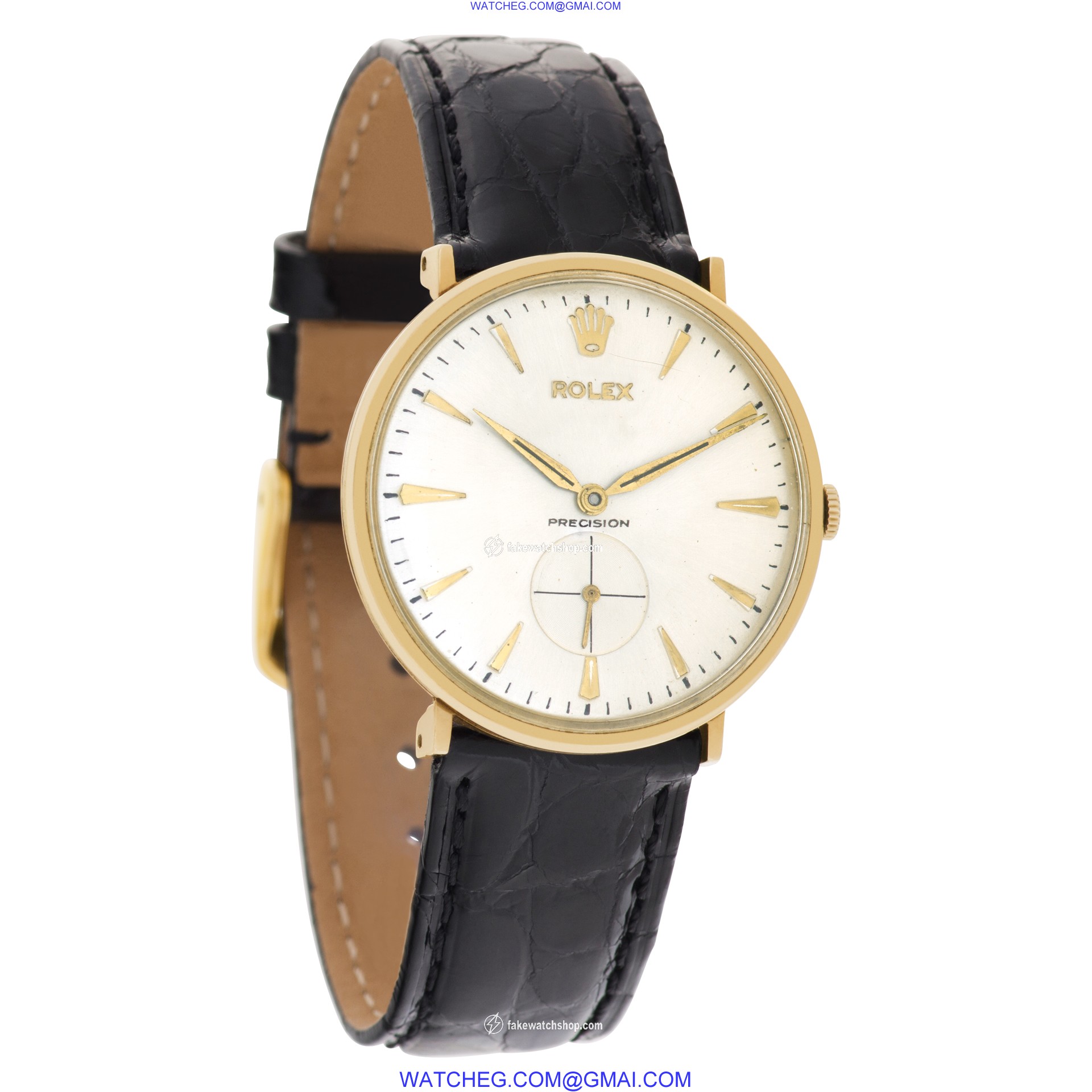 Rolex 12379 Precision Manual Unisex Gold 4
