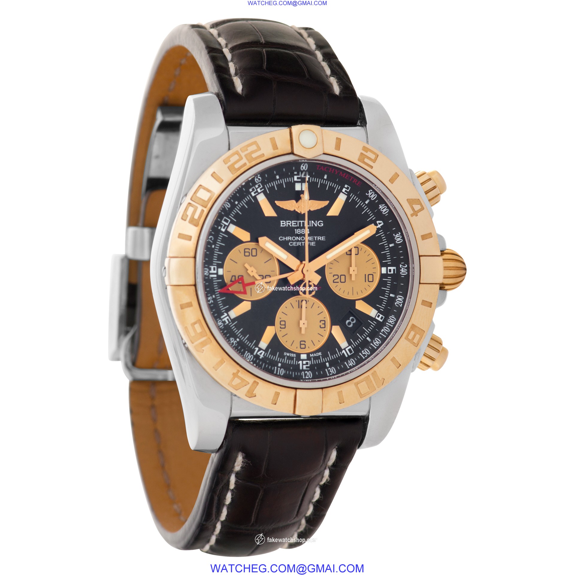 Breitling CB042012 Chronomat 44 GMT Automatic Male stainless steel & rose gold 4