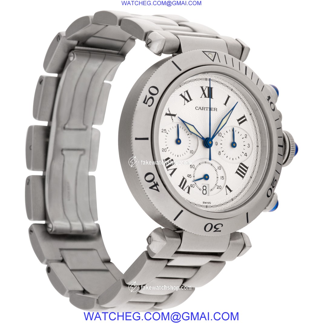 Cartier Cartier 1443 Pasha Quartz Unisex Stainless Steel 4