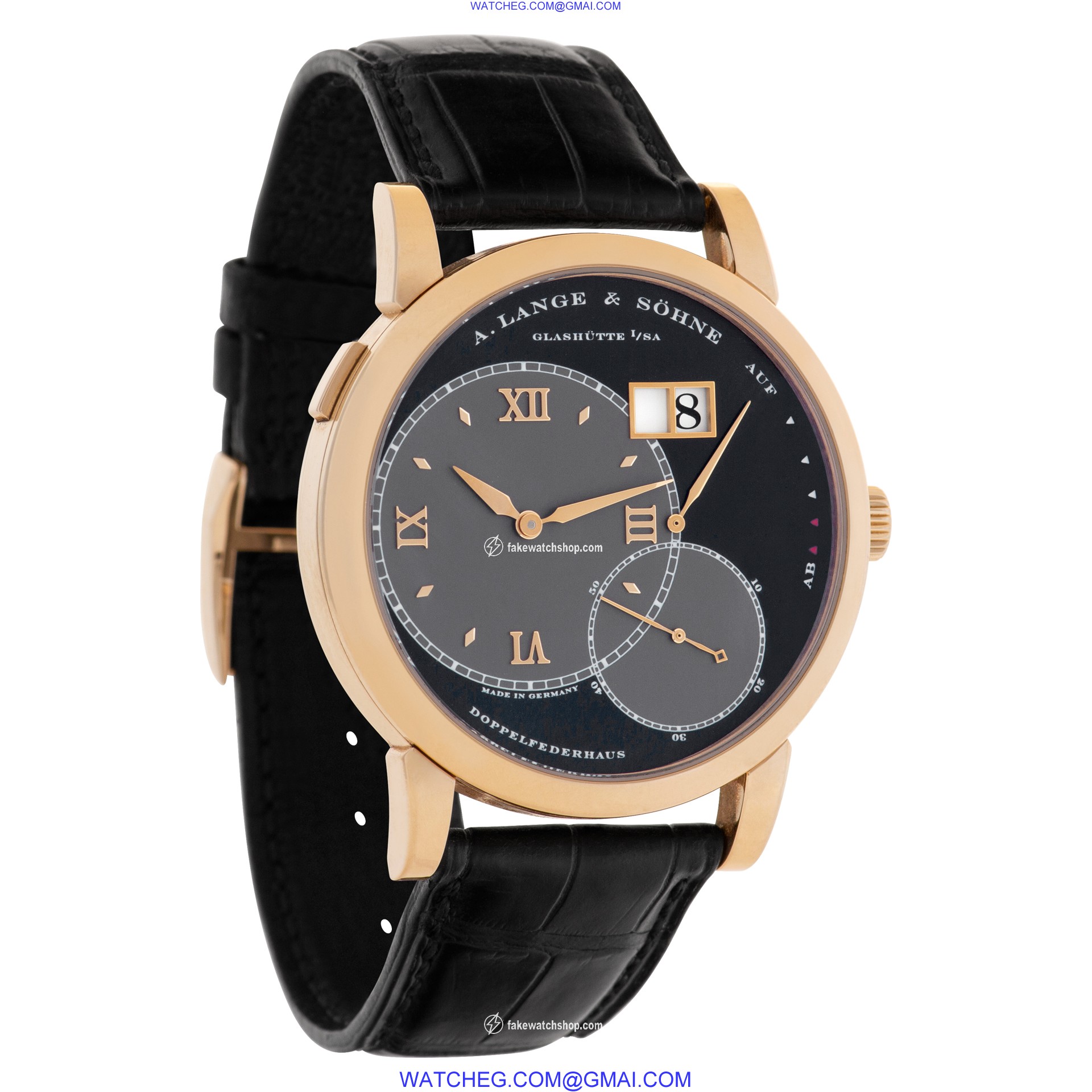 A. Lange & Sohne 115.031 Lange 1 Manual Male 18k rose gold 4