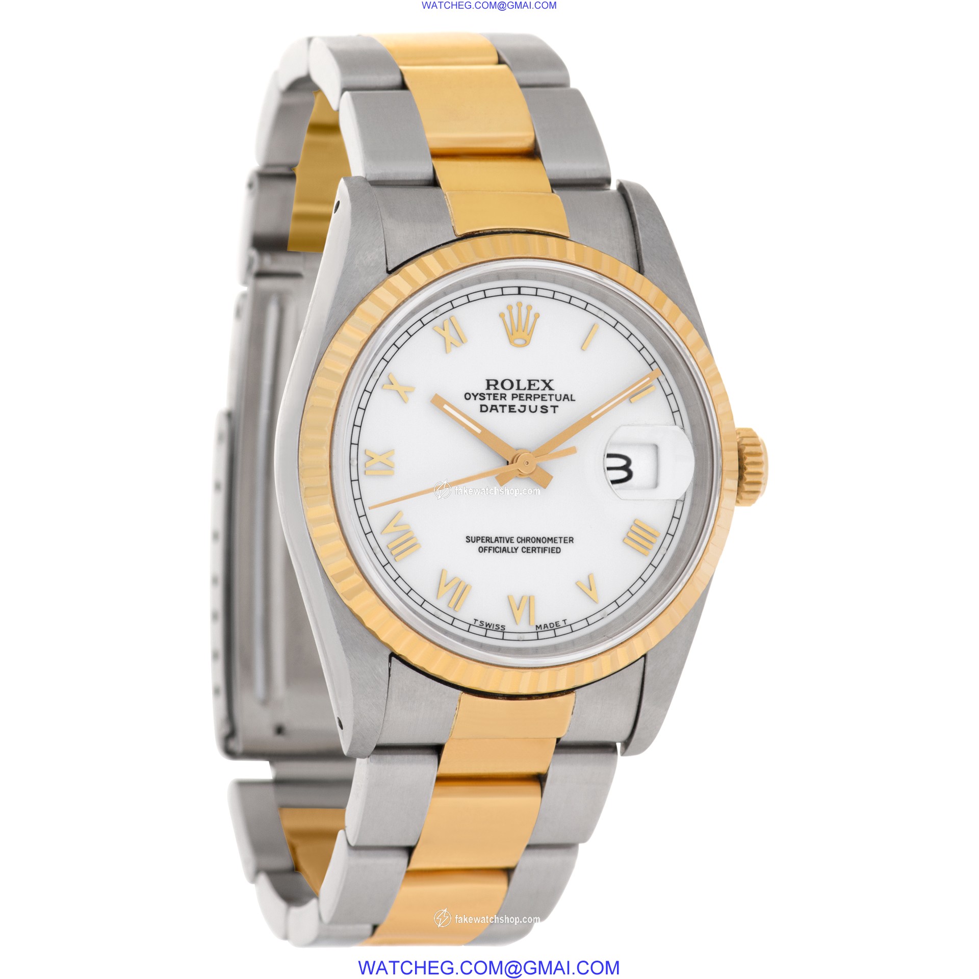 Rolex 16233 Datejust Automatic Unisex 18k gold & Stainless Steel 4