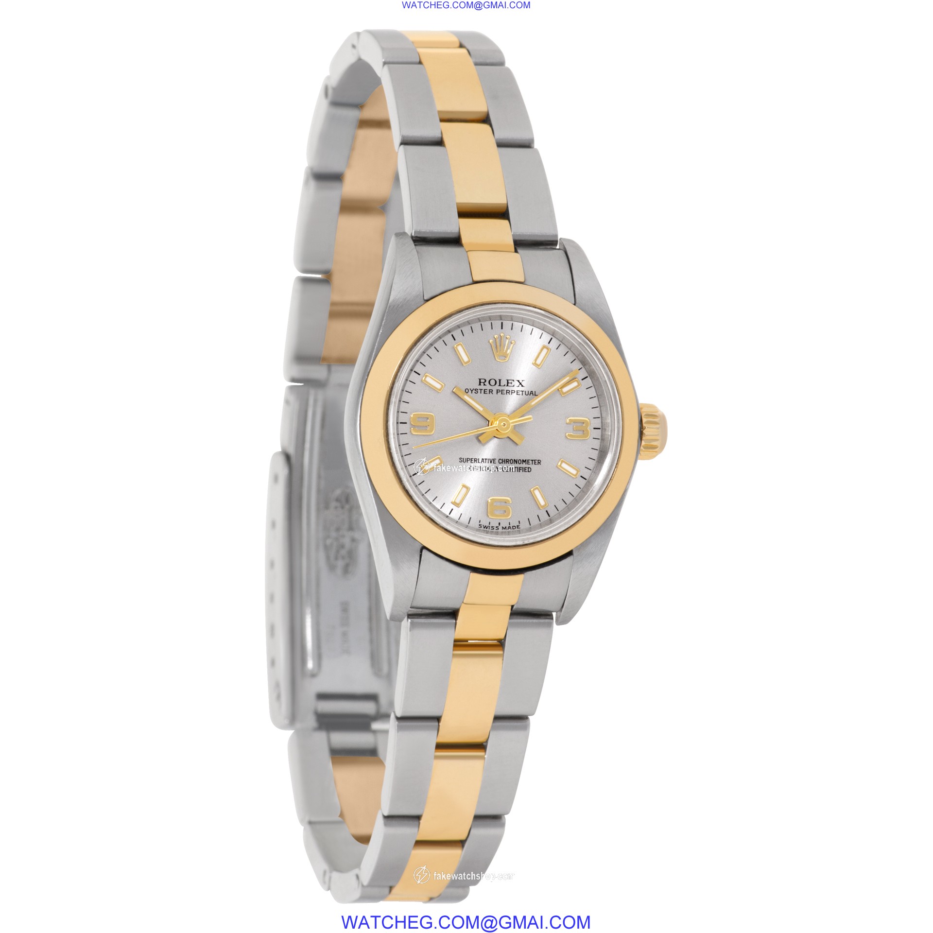 Rolex 76183 Oyster Perpetual Automatic Female 18k gold & Stainless Steel 4