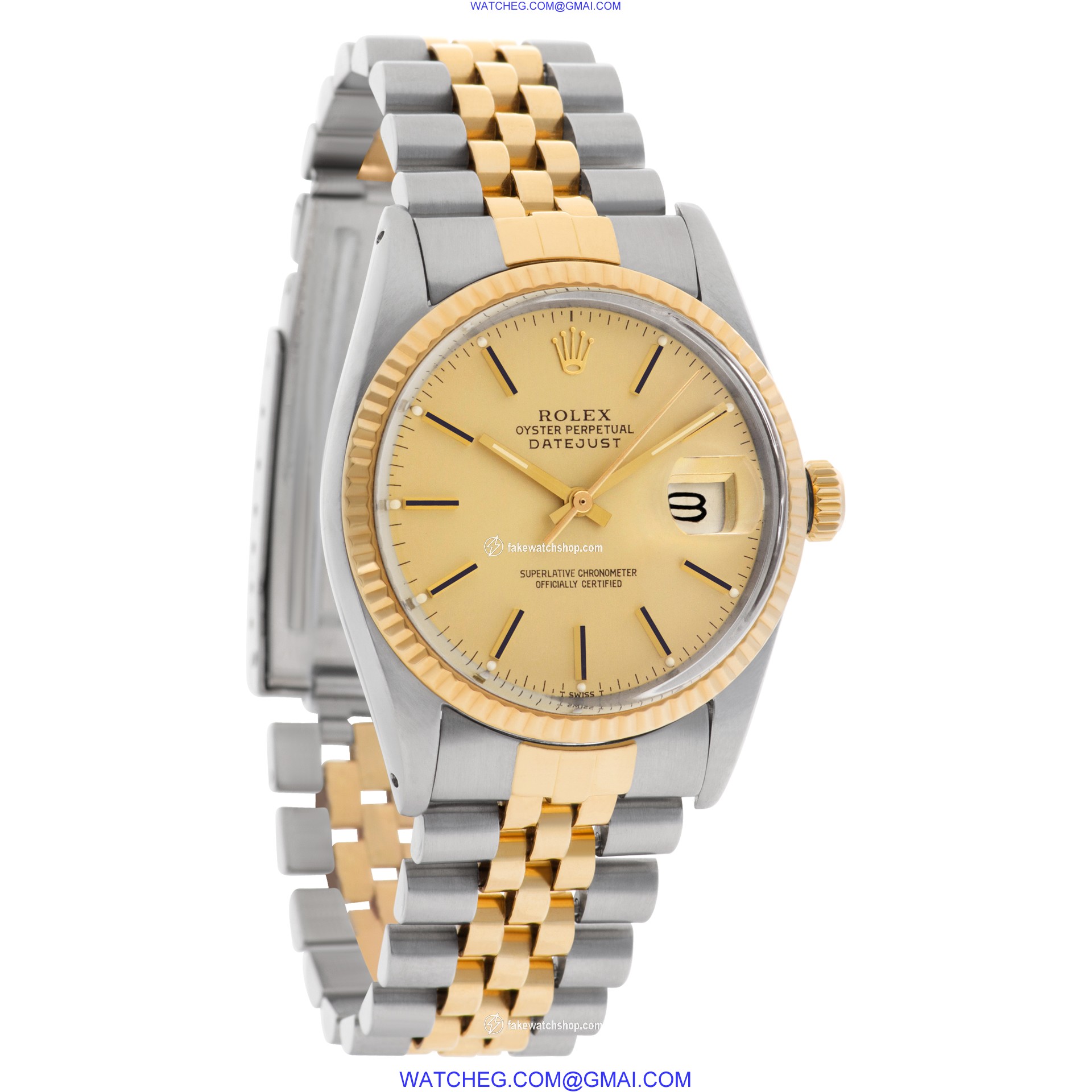 Rolex 16013 Datejust Automatic Unisex 14k gold & Stainless Steel 4