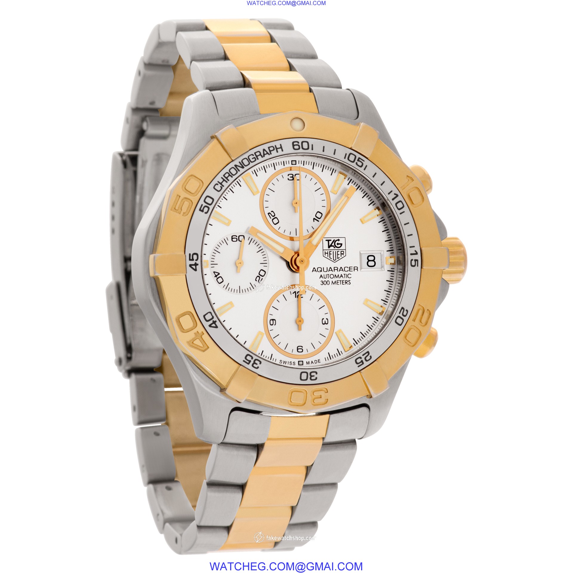 Tag Heuer CAF2120 Aquaracer Automatic Male Stainless Steel 4