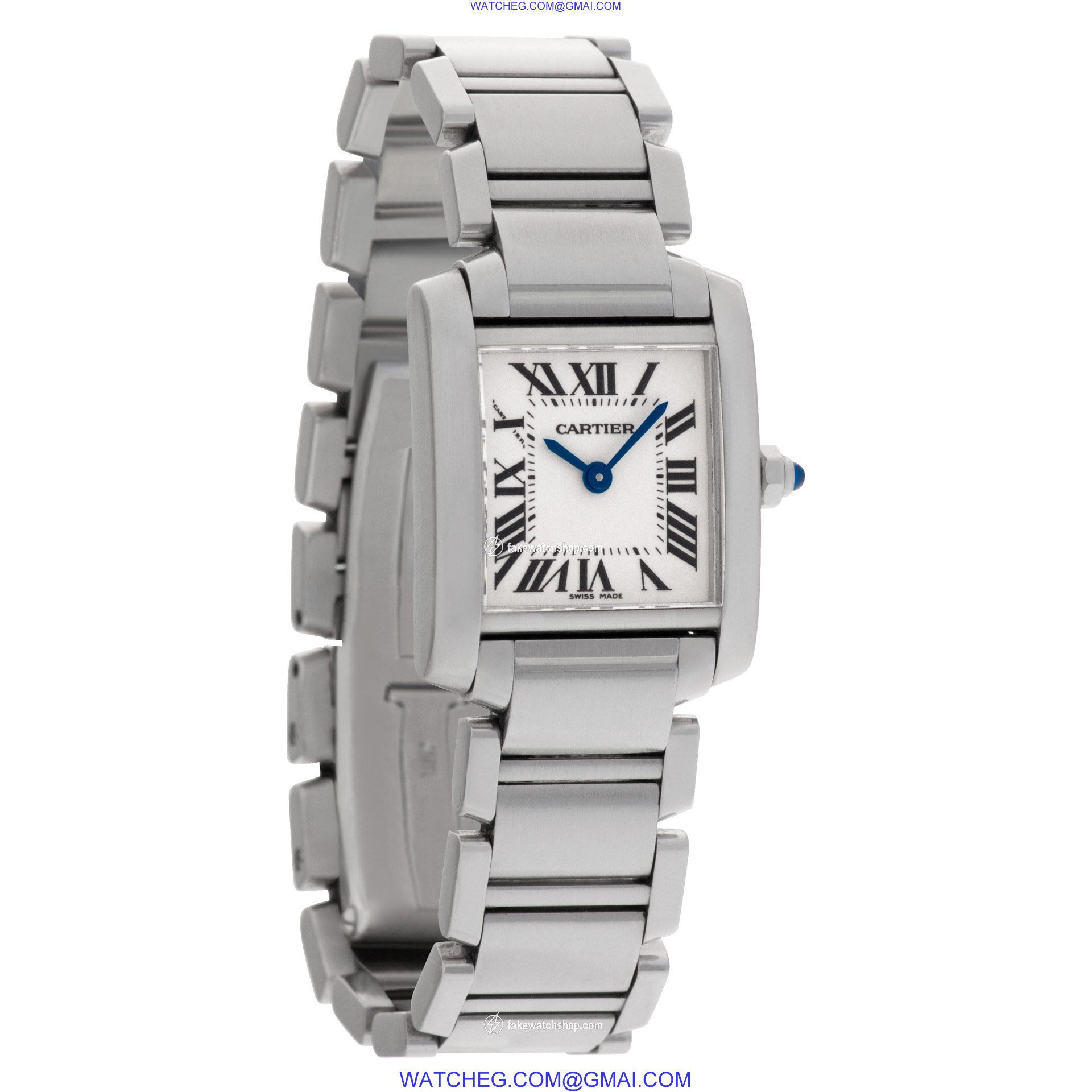 Cartier W51008Q3 Tank Francaise Quartz Female Stainless Steel 4