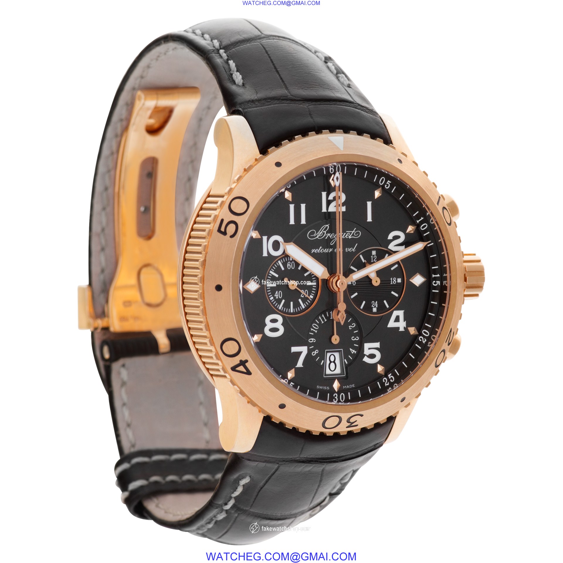 Breguet 3810 Type XXI Automatic Male 18k rose gold 4