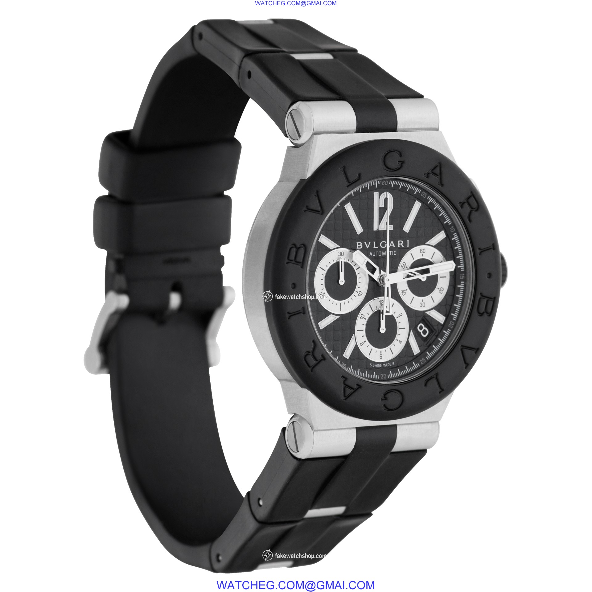 Bvlgari dg42svch Diagono Automatic Male Stainless Steel 4
