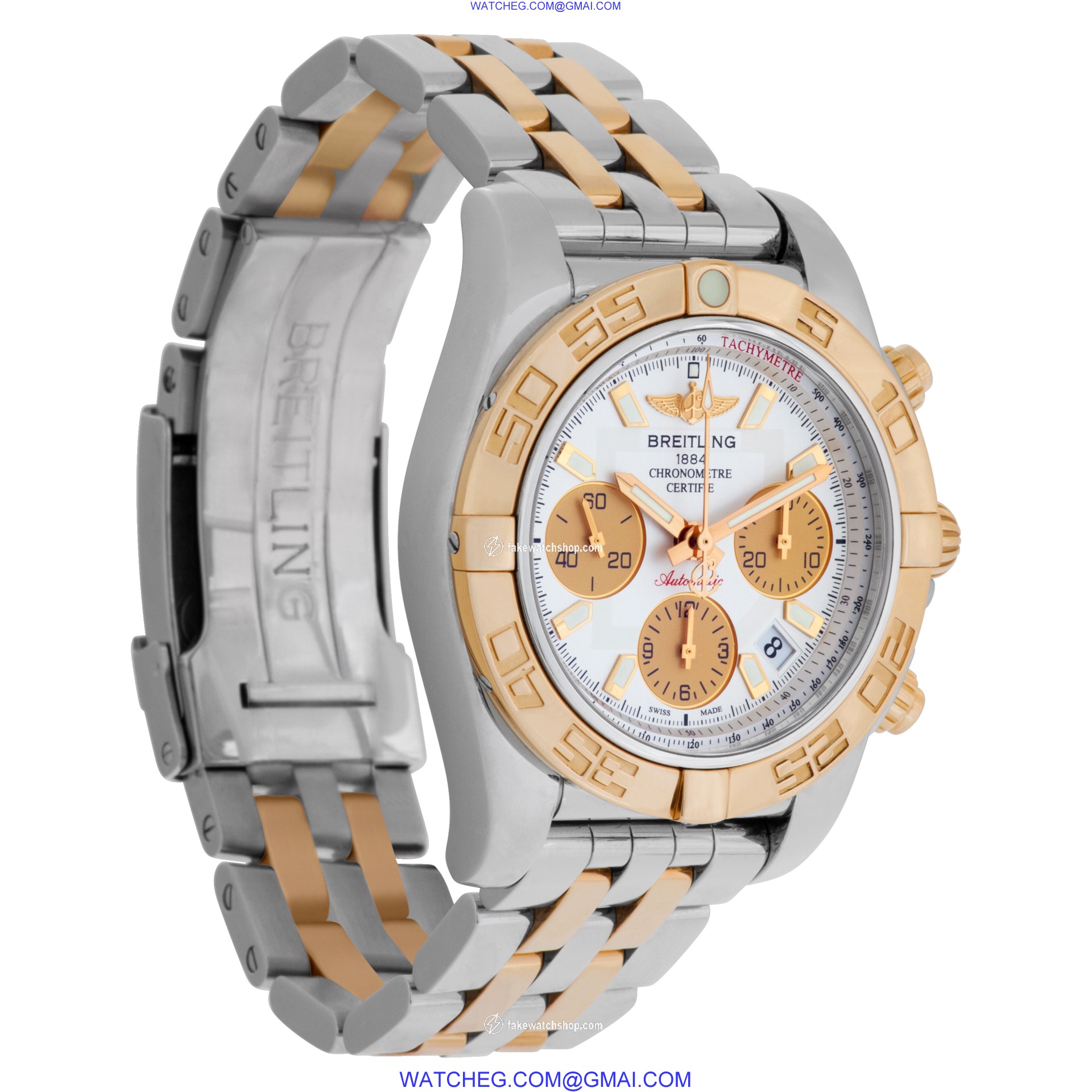 Breitling CB014012 Chronomat Automatic Male 18k gold & Stainless Steel 4