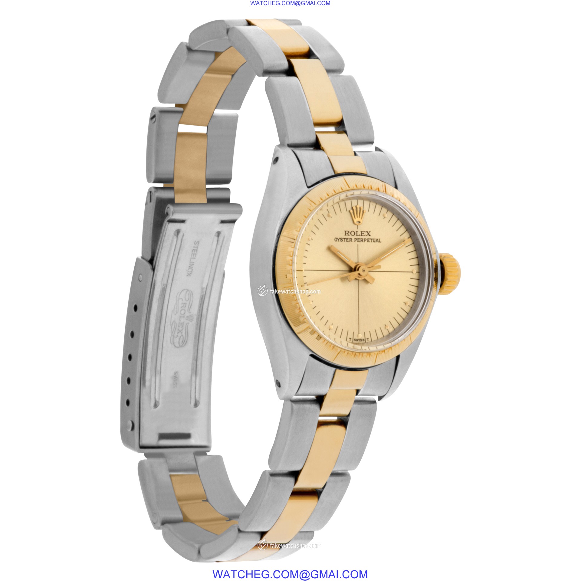 Rolex 6724 Oyster Perpetual Automatic Female 14k gold & Stainless Steel 4