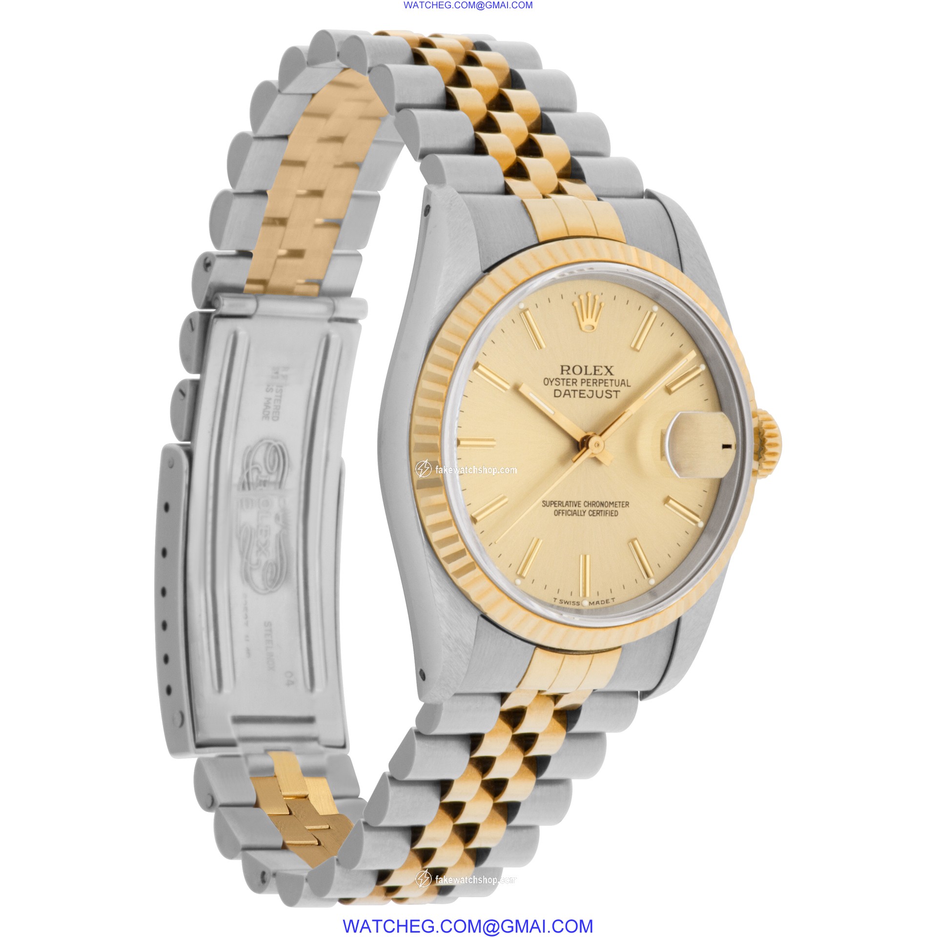 Rolex 16233 Datejust Automatic Male 18k gold & Stainless Steel 4