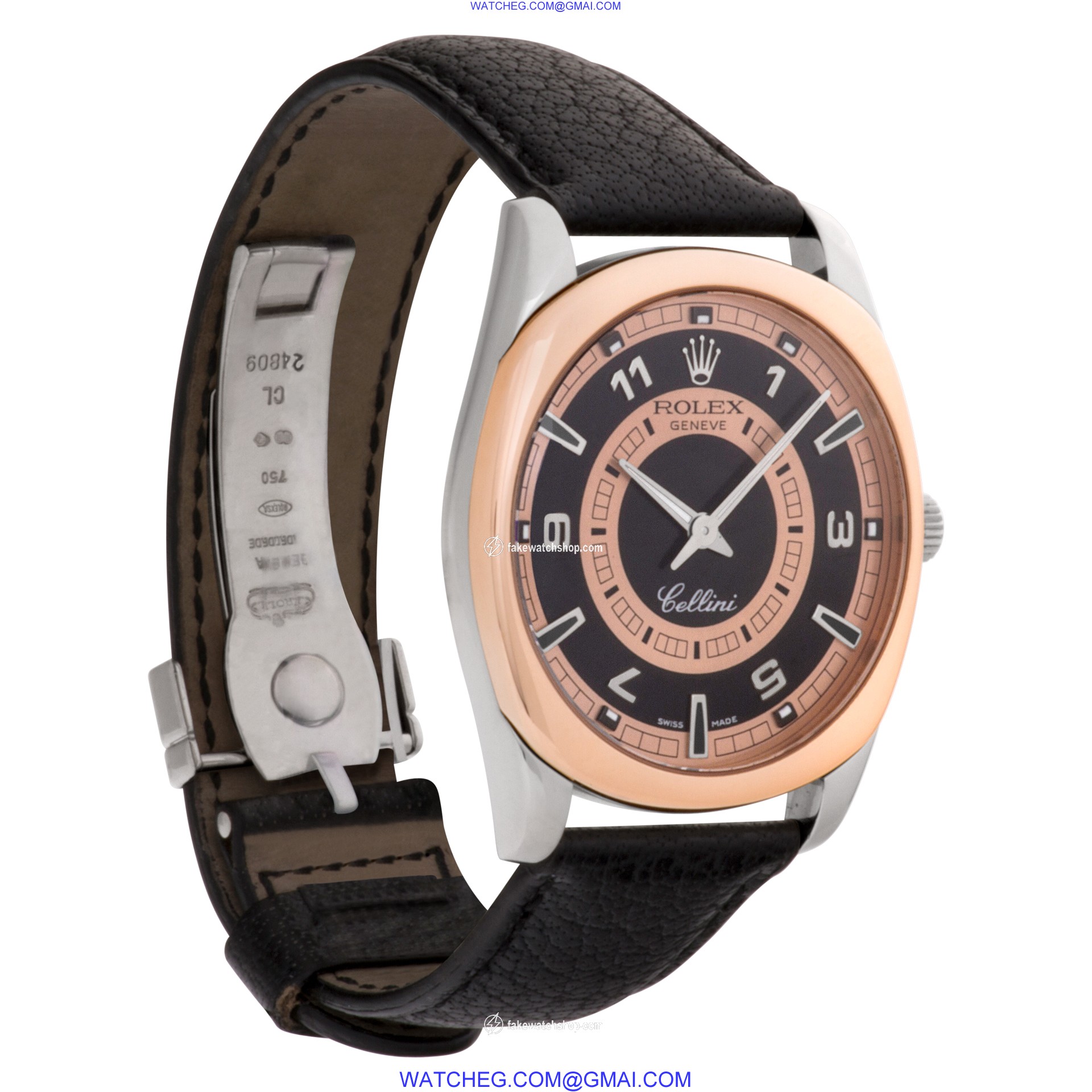Rolex 4243 Cellini Manual Male 18k White Gold 4
