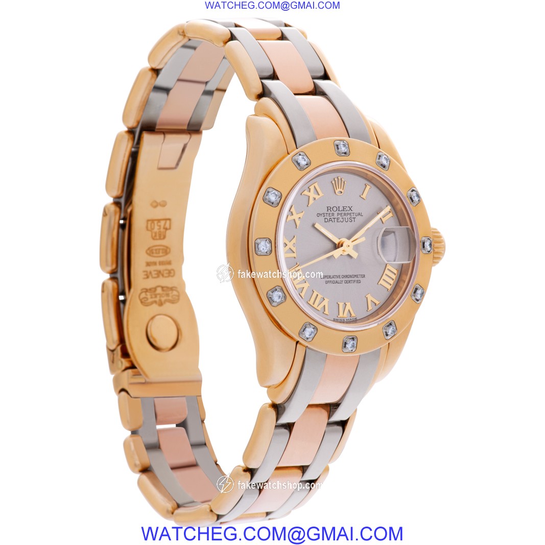 Rolex 80318 Pearlmaster Automatic Female 18k yellow gold 4