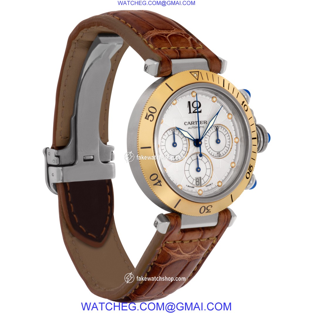 Cartier W31036T6 Pasha Automatic Unisex Stainless Steel 4