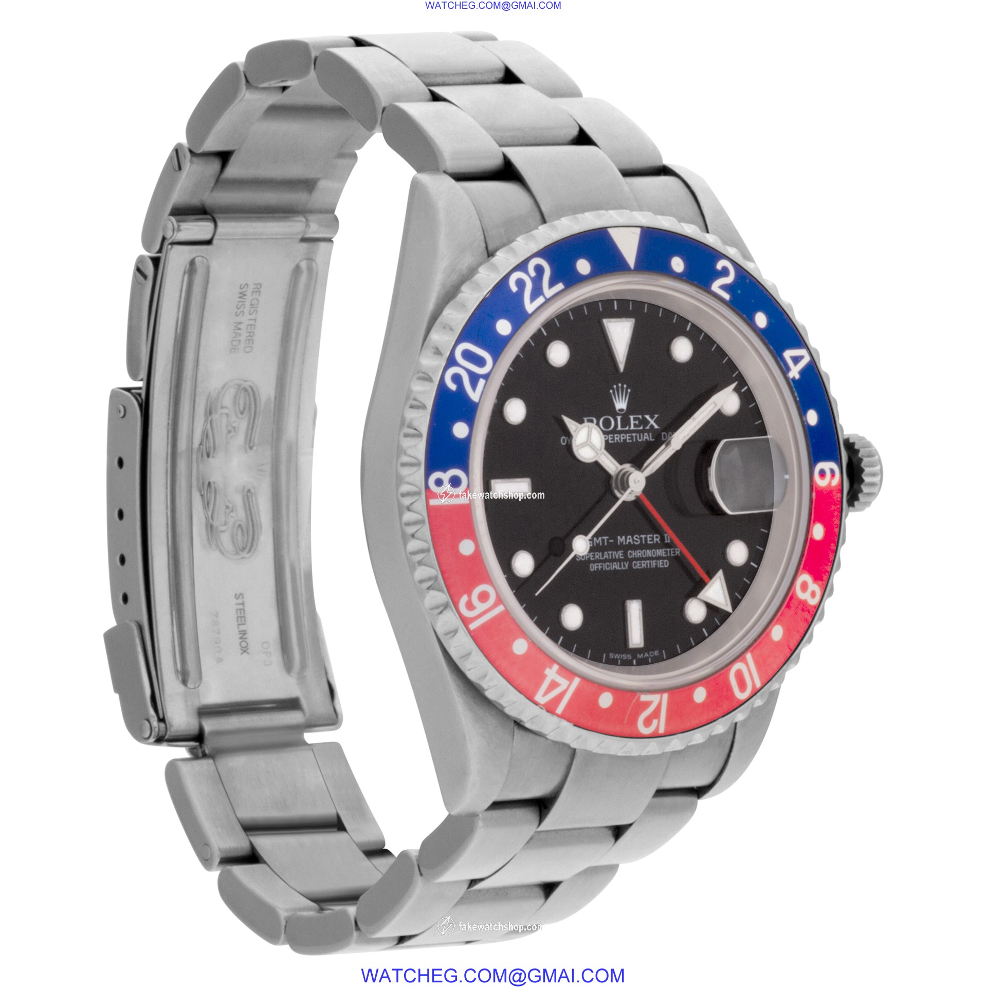 Rolex 16710 GMT Master II Pepsi Automatic Male Stainless Steel 4