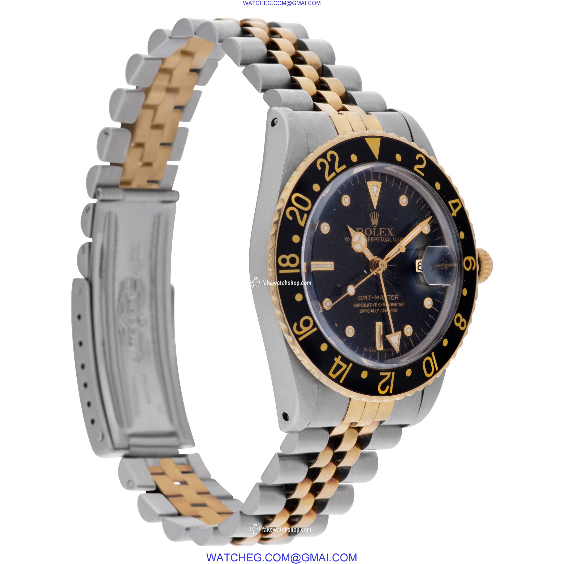 Rolex 16753 GMT-Master Automatic Male 18k gold & Stainless Steel 4
