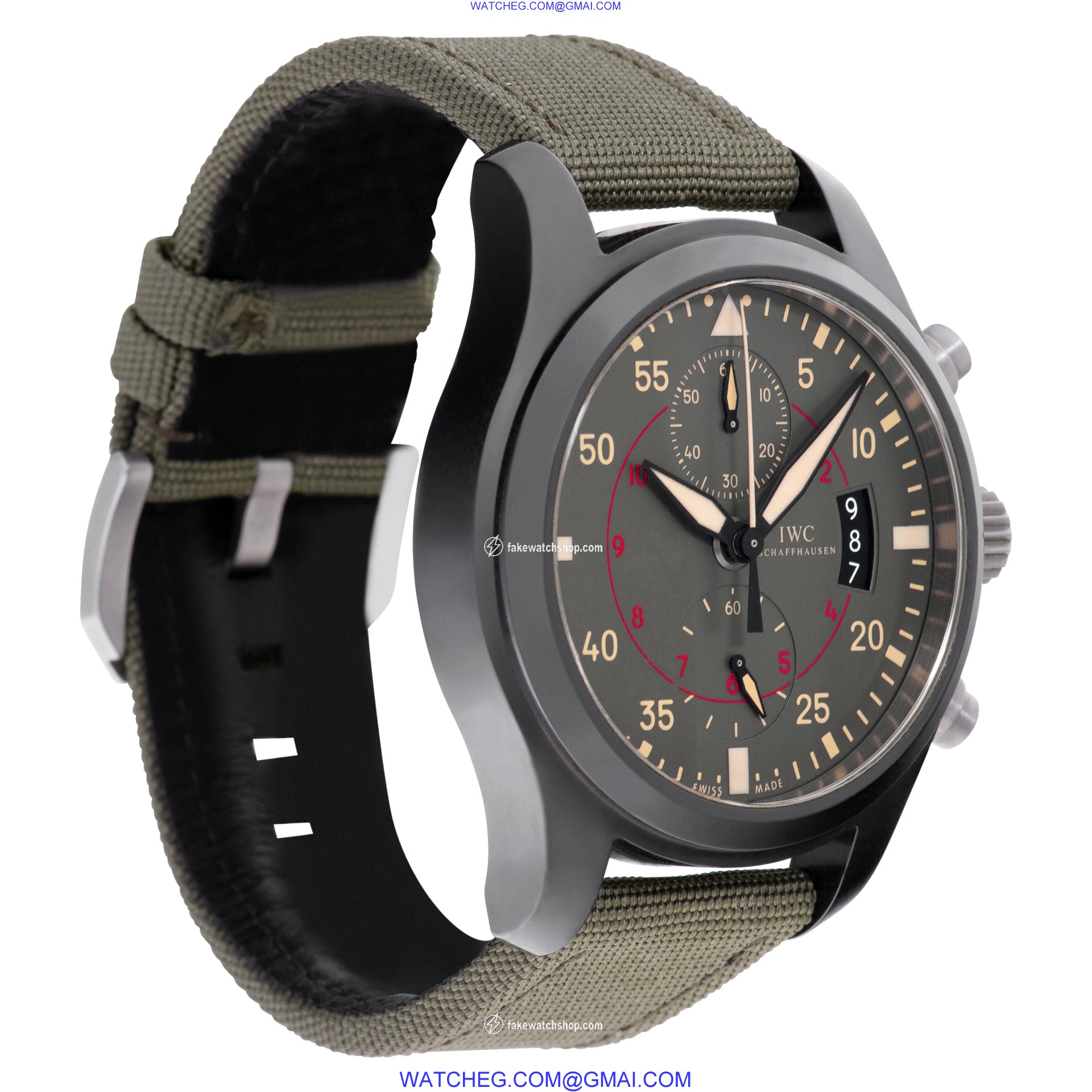 IWC IW388002 Pilots Chronograph Manual Male titanium & ceramic 4