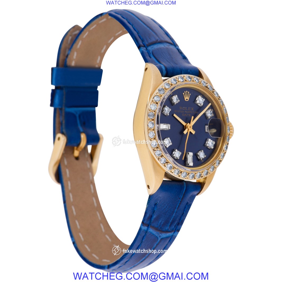 Rolex 6916 Date Automatic Female 18k yellow gold 4