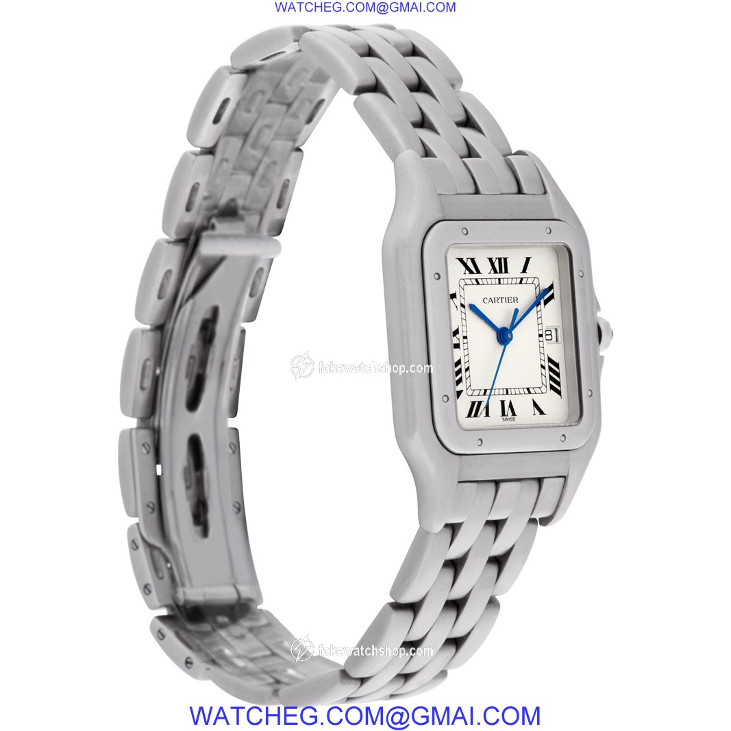 Cartier W25032P5 Panthere Quartz Unisex Stainless Steel 4