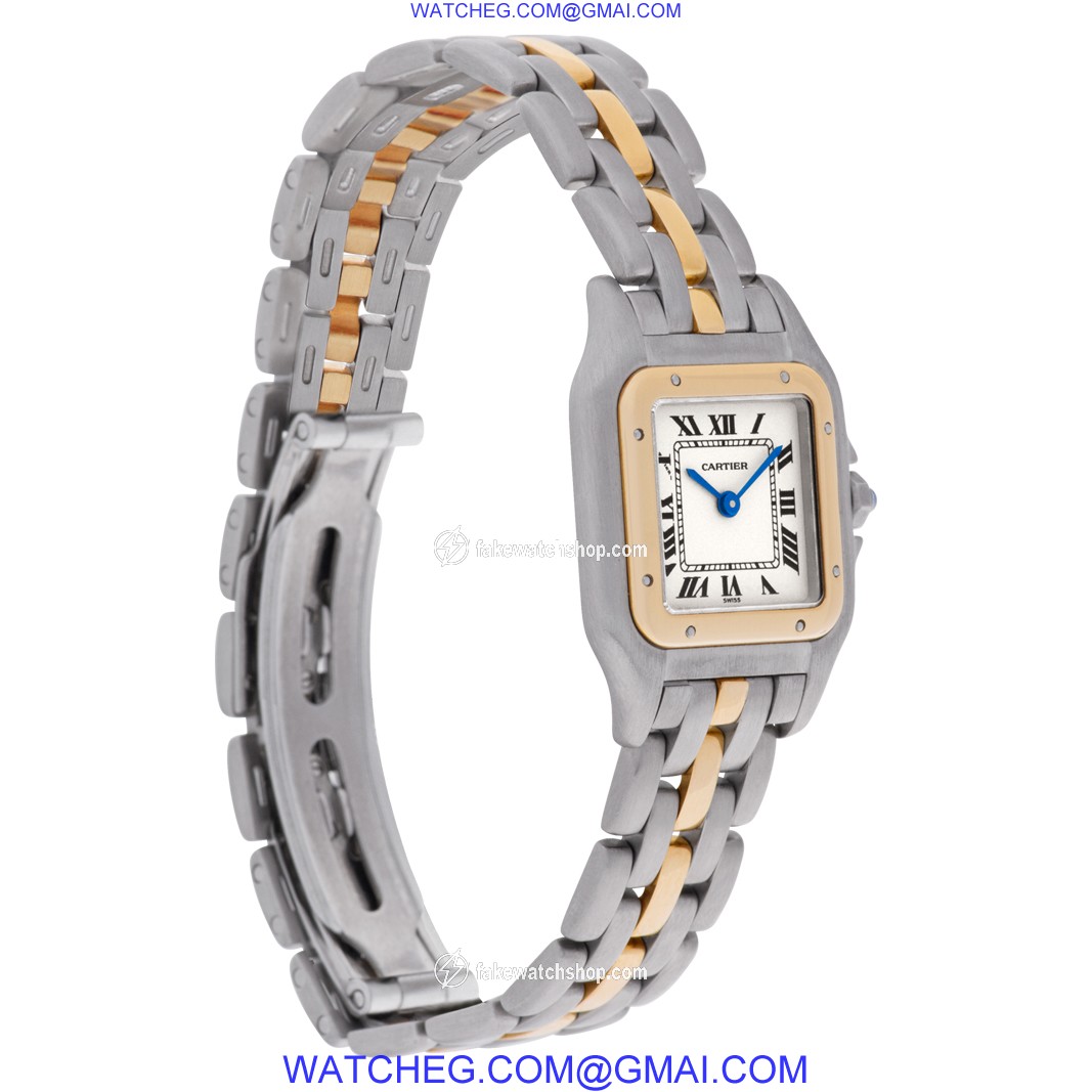 Cartier W524079 Panthere Quartz Female 18k gold & Stainless Steel 4