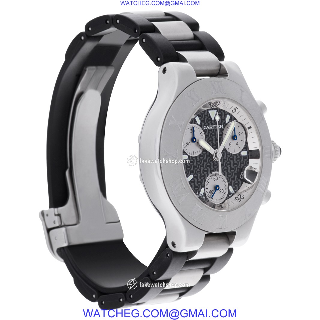Cartier W522133 Chronoscaph Quartz Female Stainless Steel 4