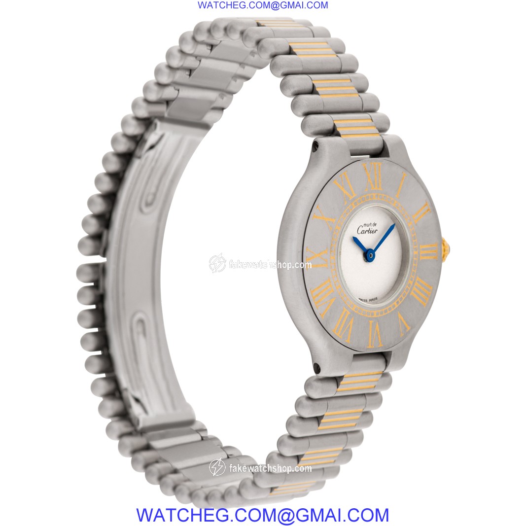 Cartier 90111 Must 21 Quartz Female Stainless Steel 4