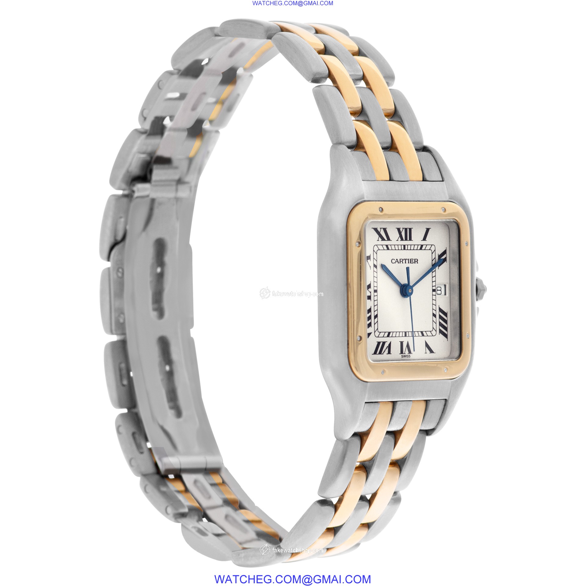 Cartier W25027B6 Panthere Quartz Male 18k gold & Stainless Steel 4