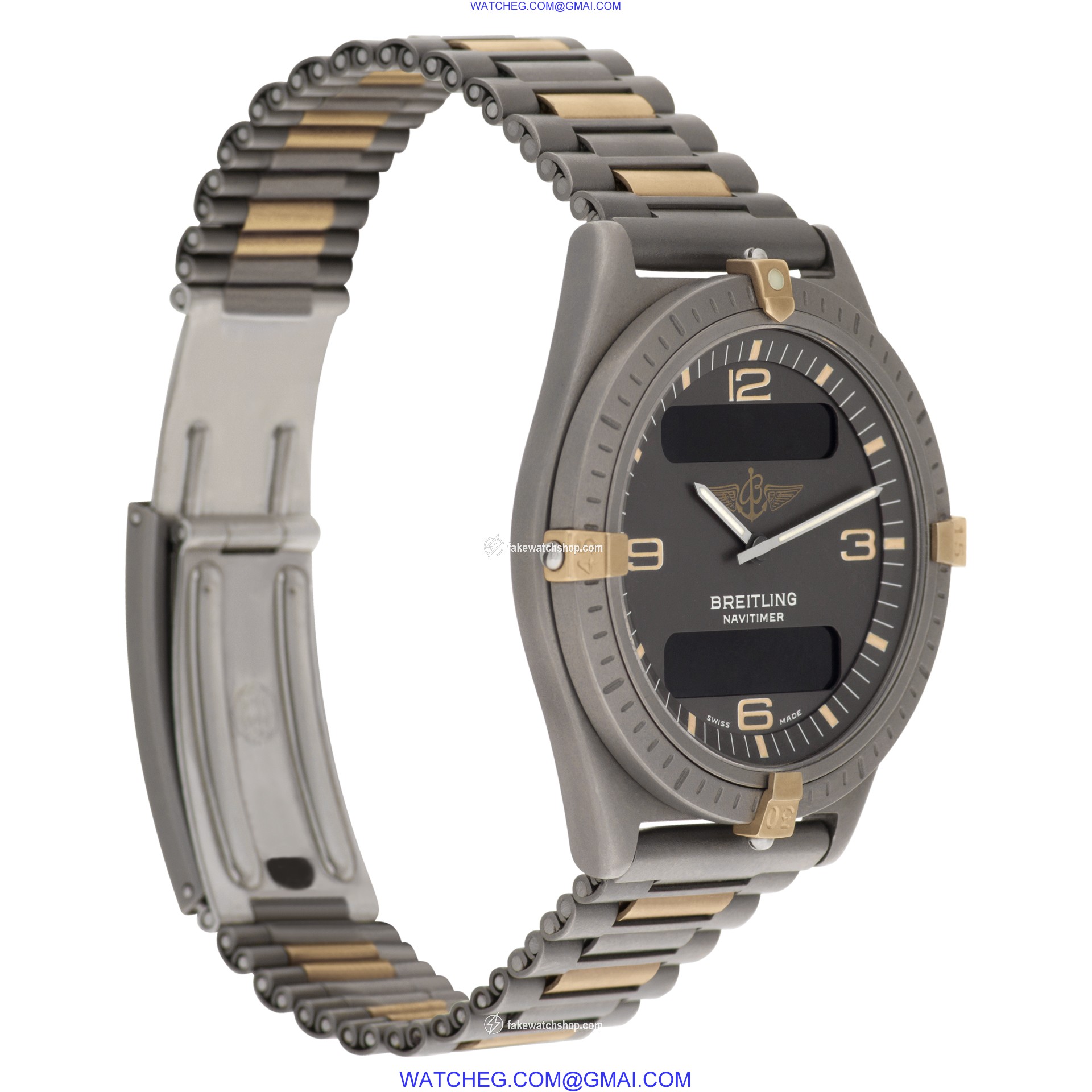 Breitling 80360 Aerospace Quartz Male 18k & Titanium 4