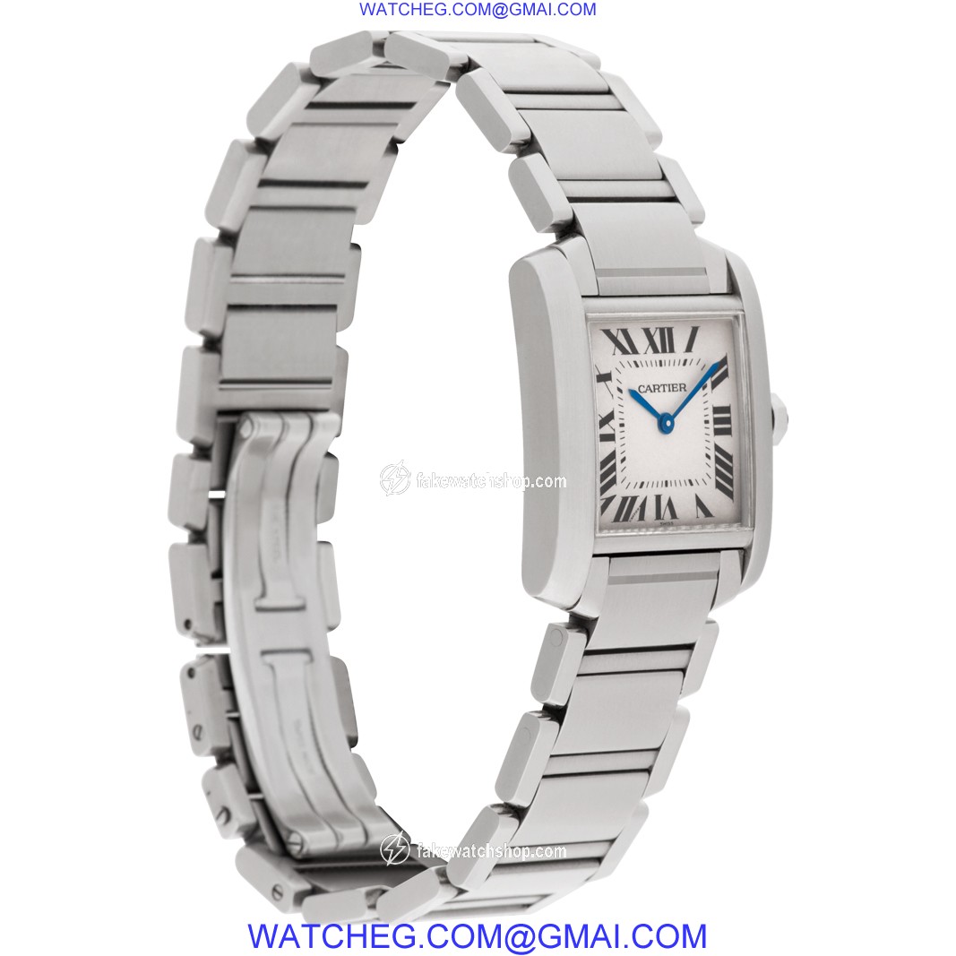 Cartier WSTA0005 Tank Francaise Quartz Female Stainless Steel 4