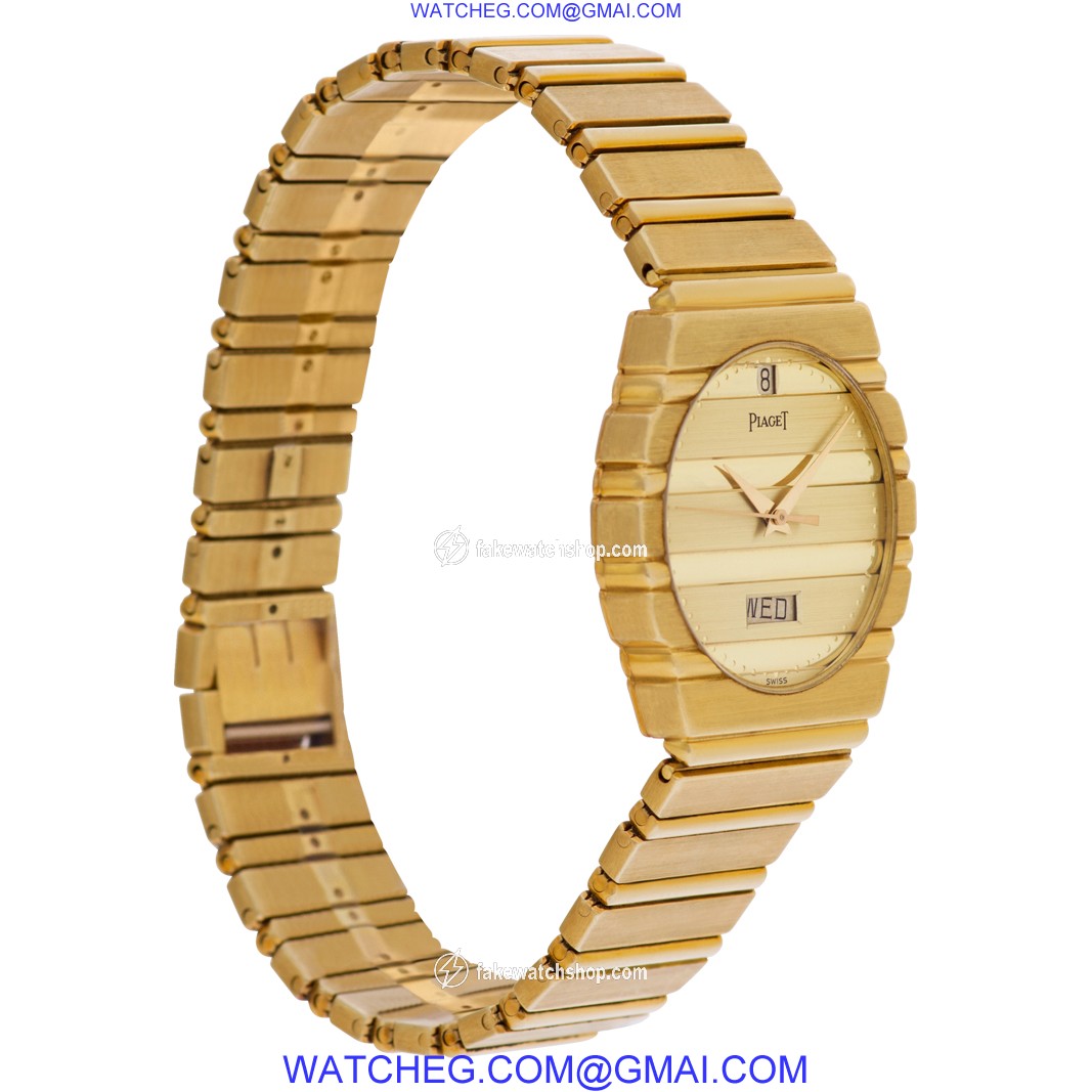 Piaget 15562C701 Polo Quartz Unisex 18k yellow gold 4