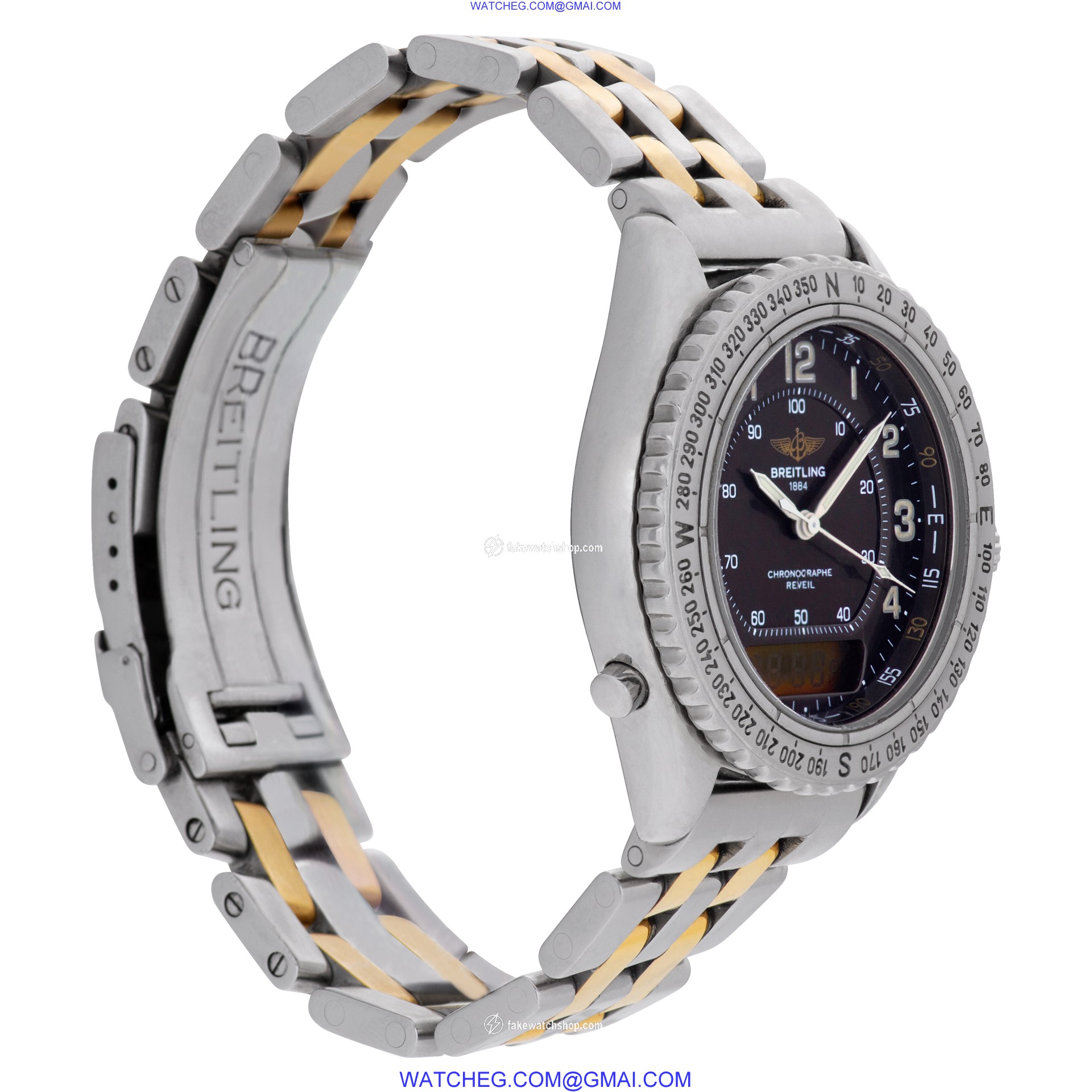 Breitling A51035 Reveil Quartz Male Stainless Steel 4