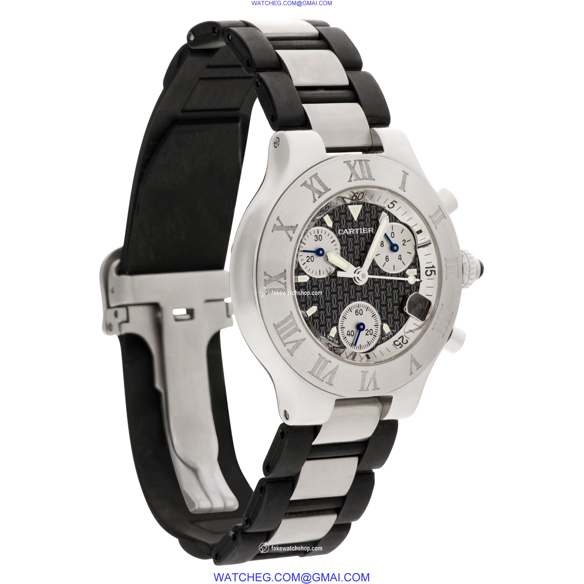 Cartier w1012502 Chronoscaph 21 Quartz Female Stainless Steel 4
