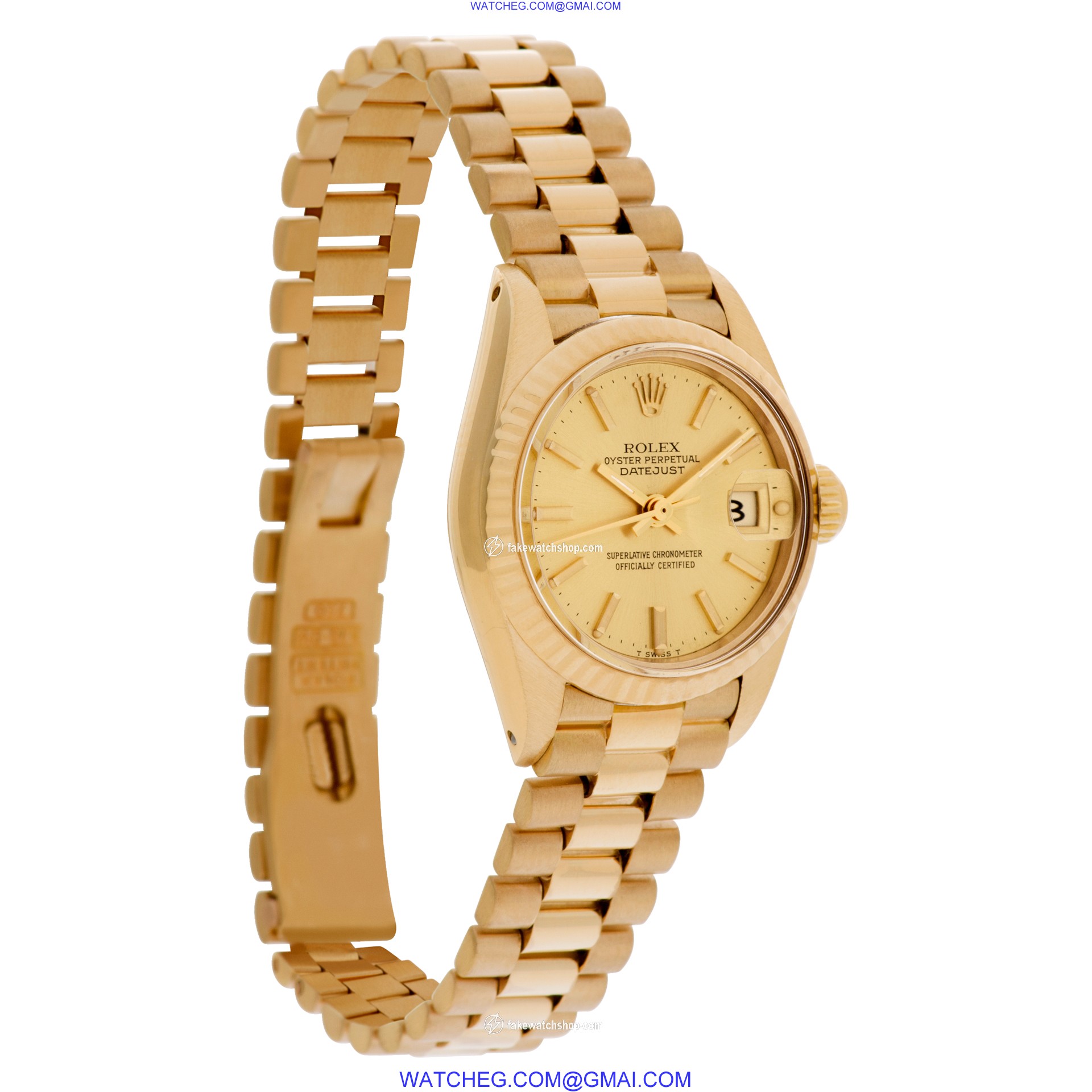Rolex 6927 Datejust Automatic Female 18k yellow gold 4