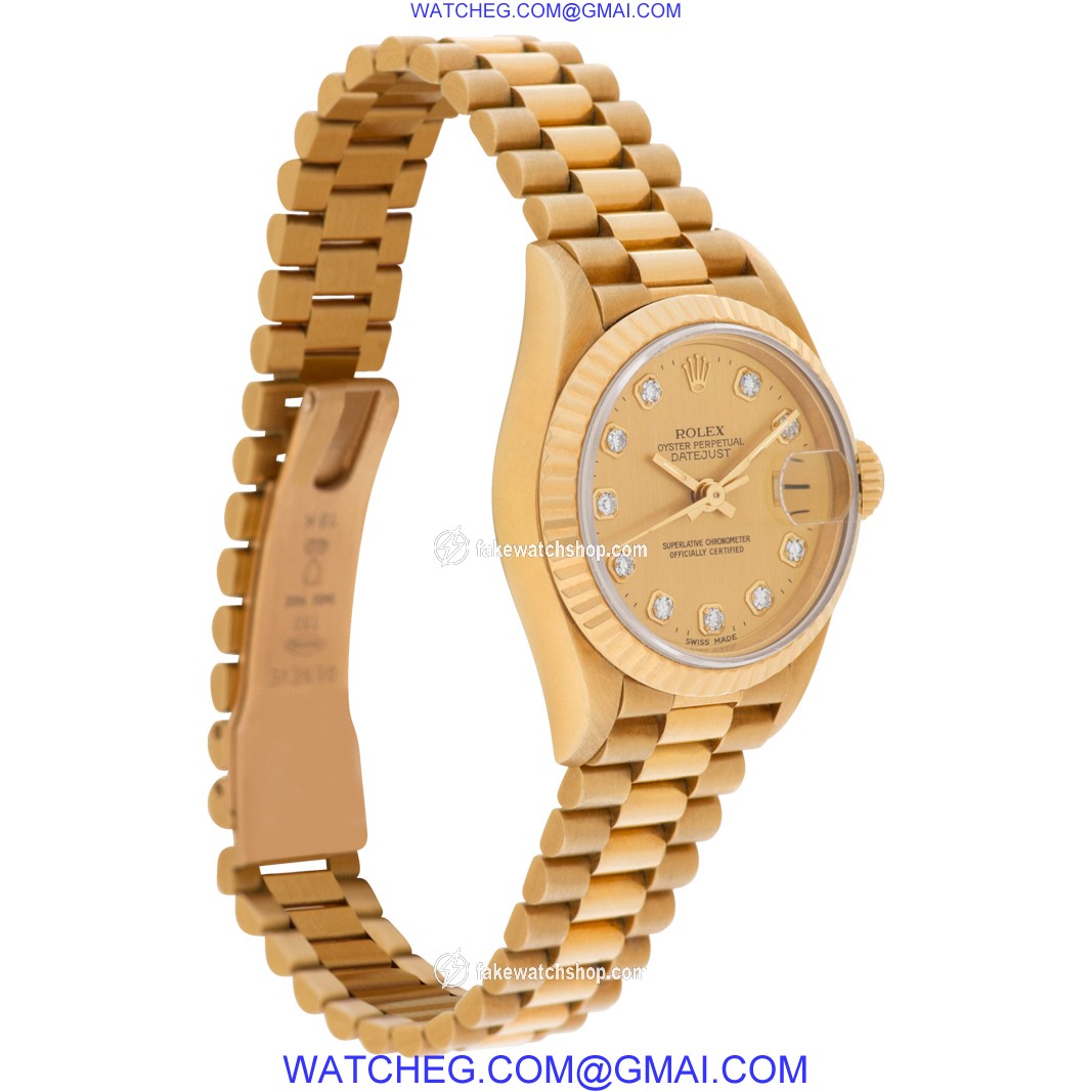 Rolex 69178 Datejust Automatic Female 18k yellow gold 4