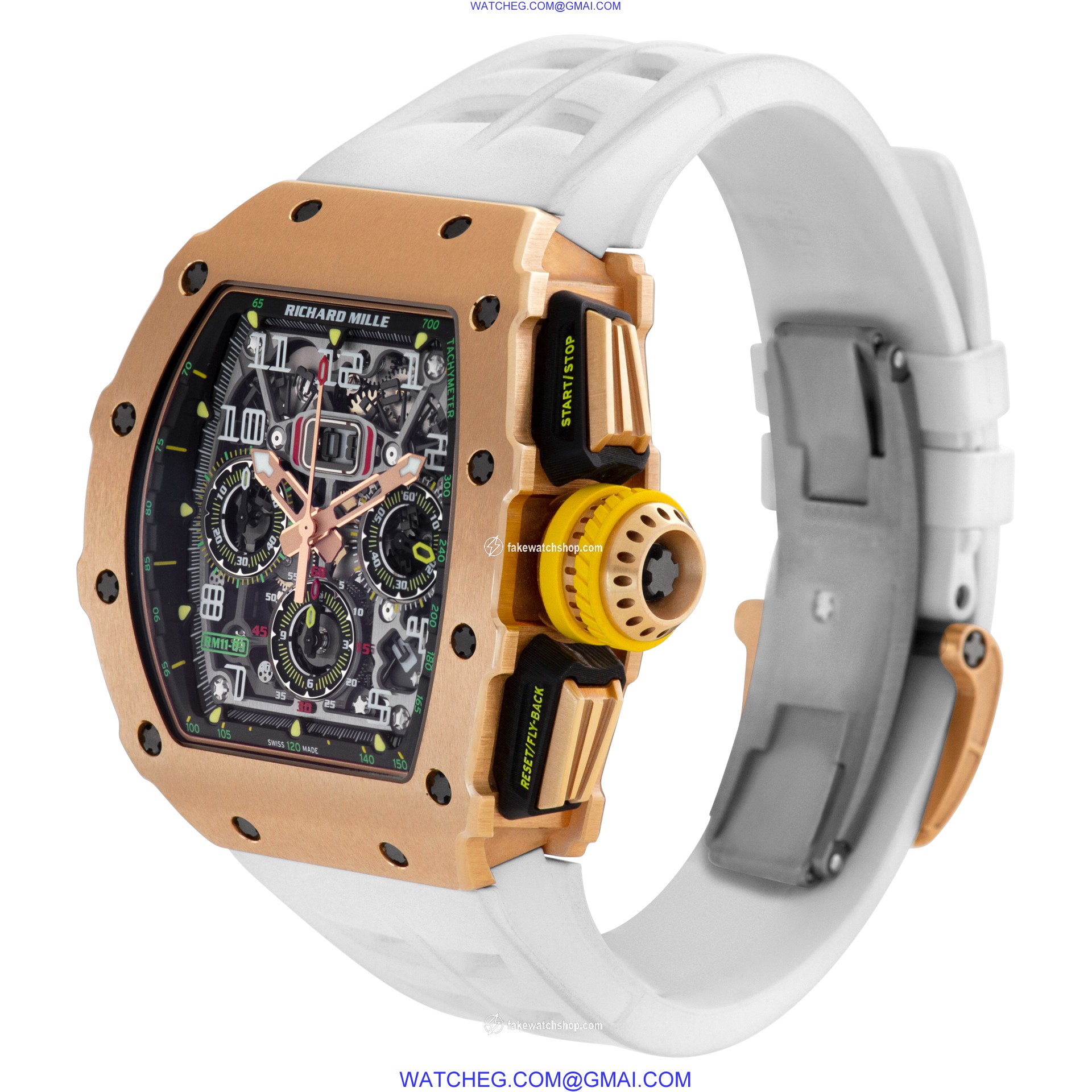 Richard Mille RM11-03 RG Flyback Chronograph Automatic Male 18k rose gold 4
