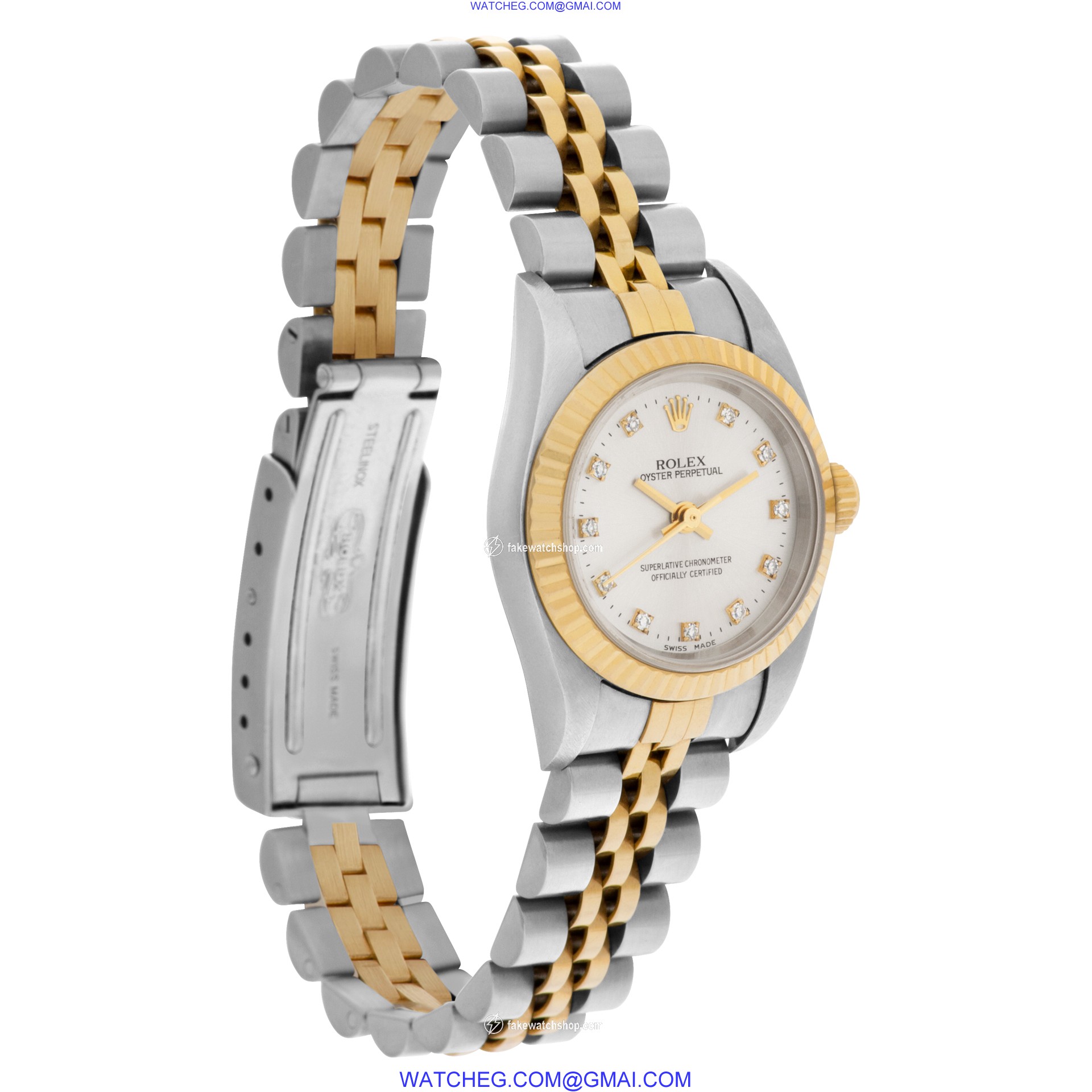 Rolex 76193 Oyster Perpetual Automatic Female Stainless Steel 4