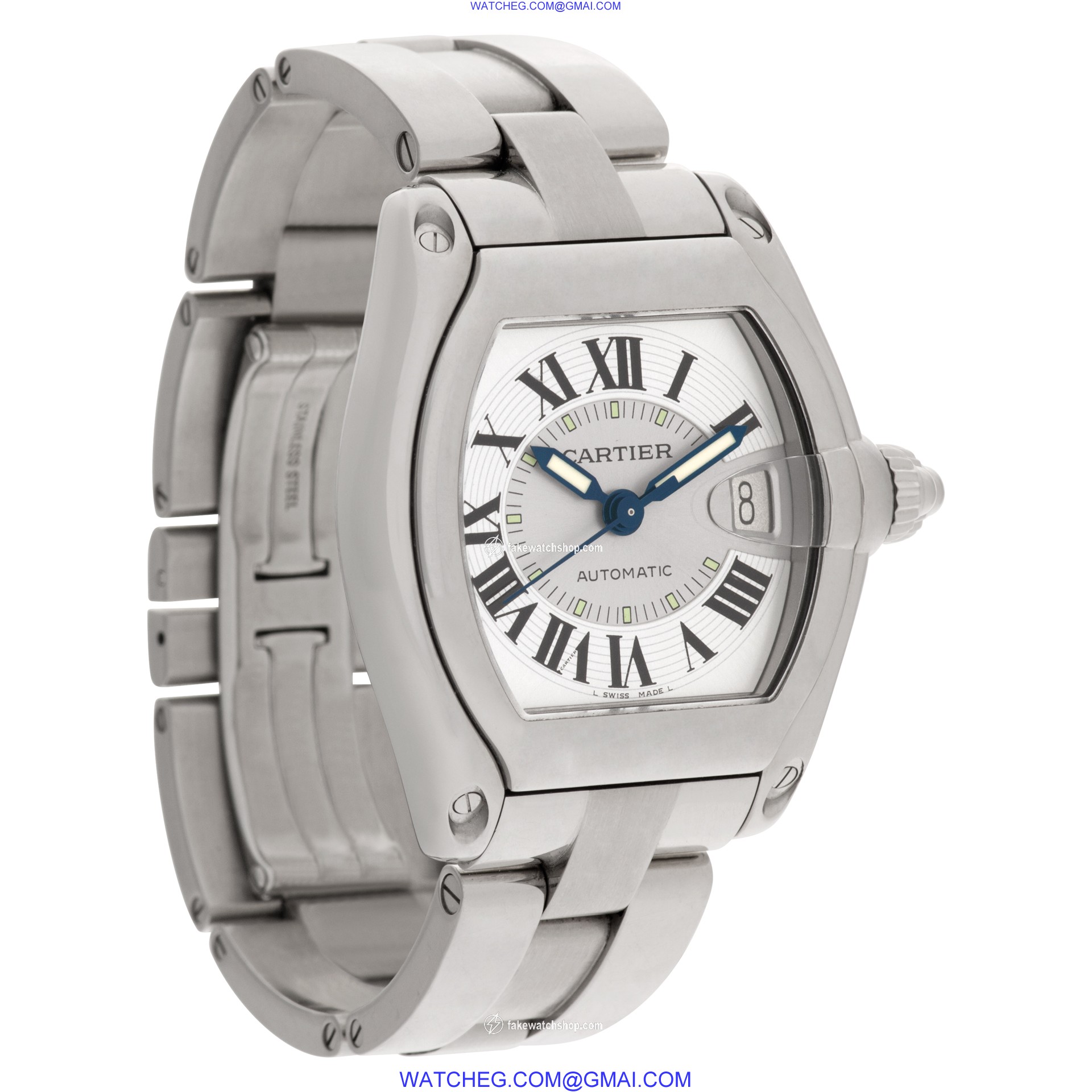Cartier W62000V3 Roadster Automatic Male Stainless Steel 4