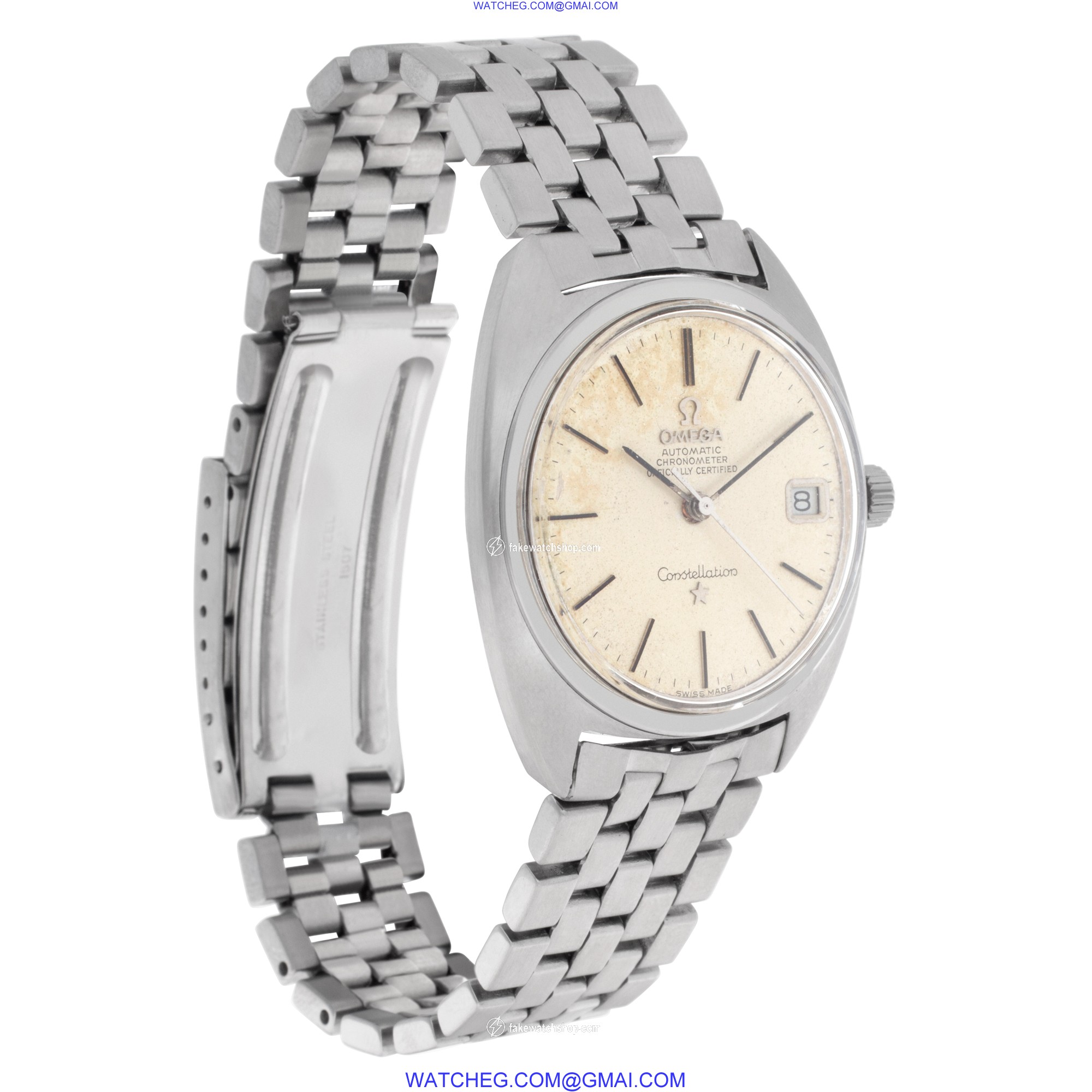 Omega 168017 Constellation Manual Male Stainless Steel 4