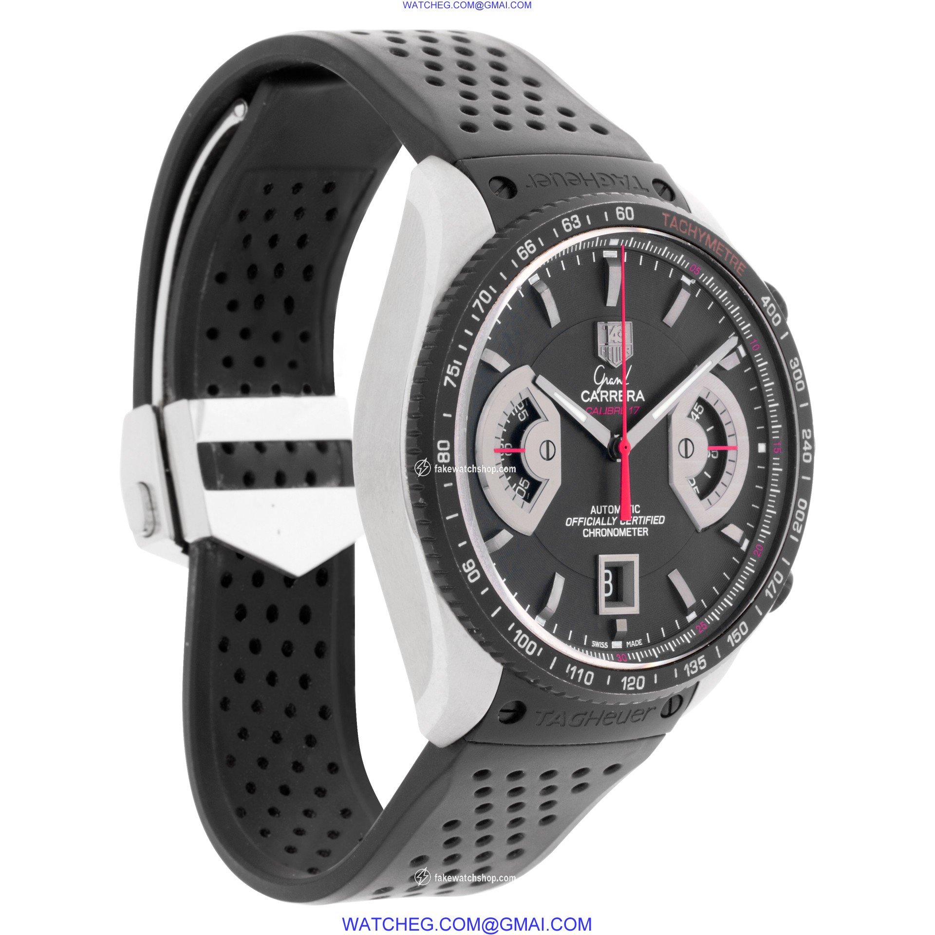 Tag Heuer CAV511C.FT6016 Grand Carrera Automatic Male Stainless Steel 4