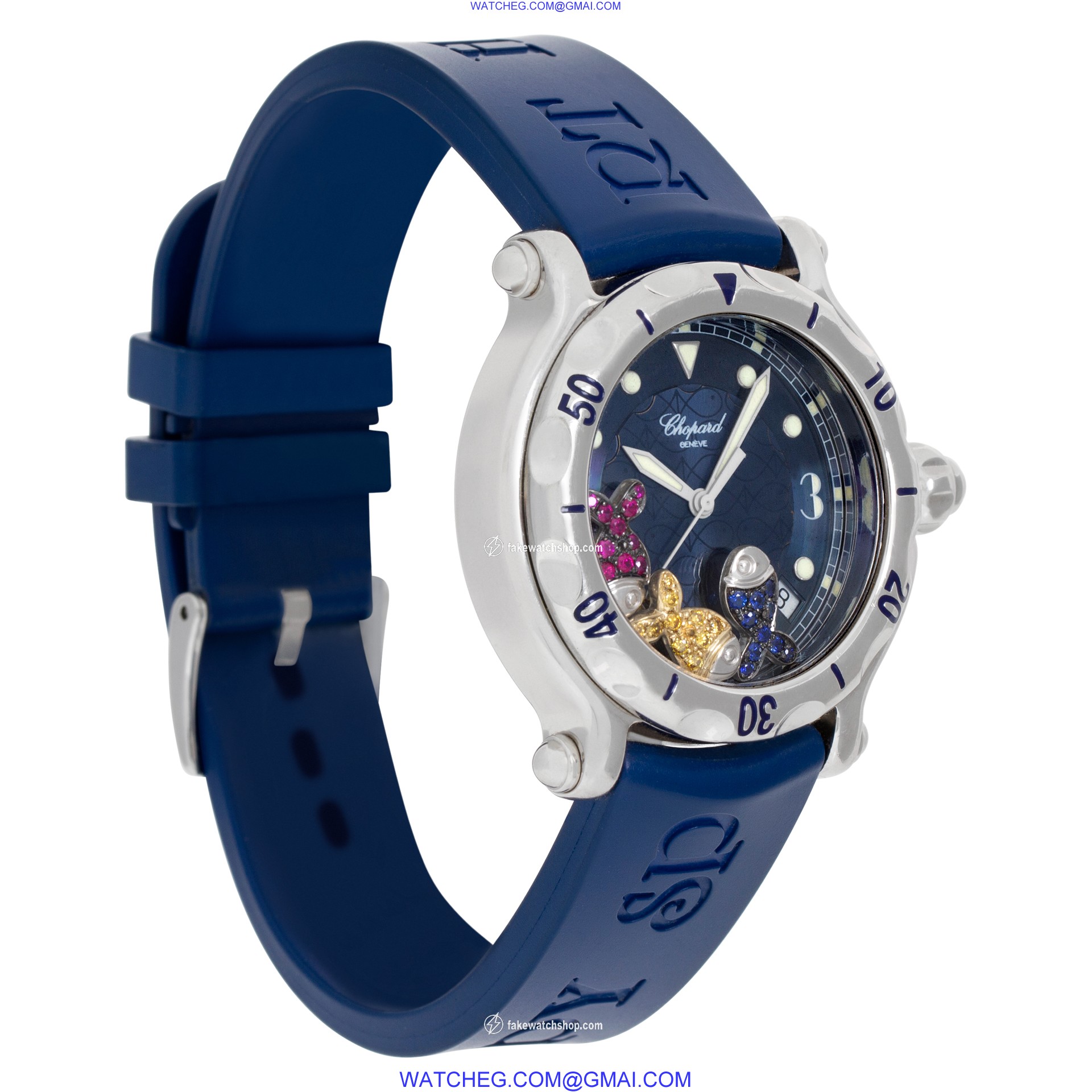 Chopard 28/8347/8-402 Happy Beach Quartz Female Stainless Steel 4