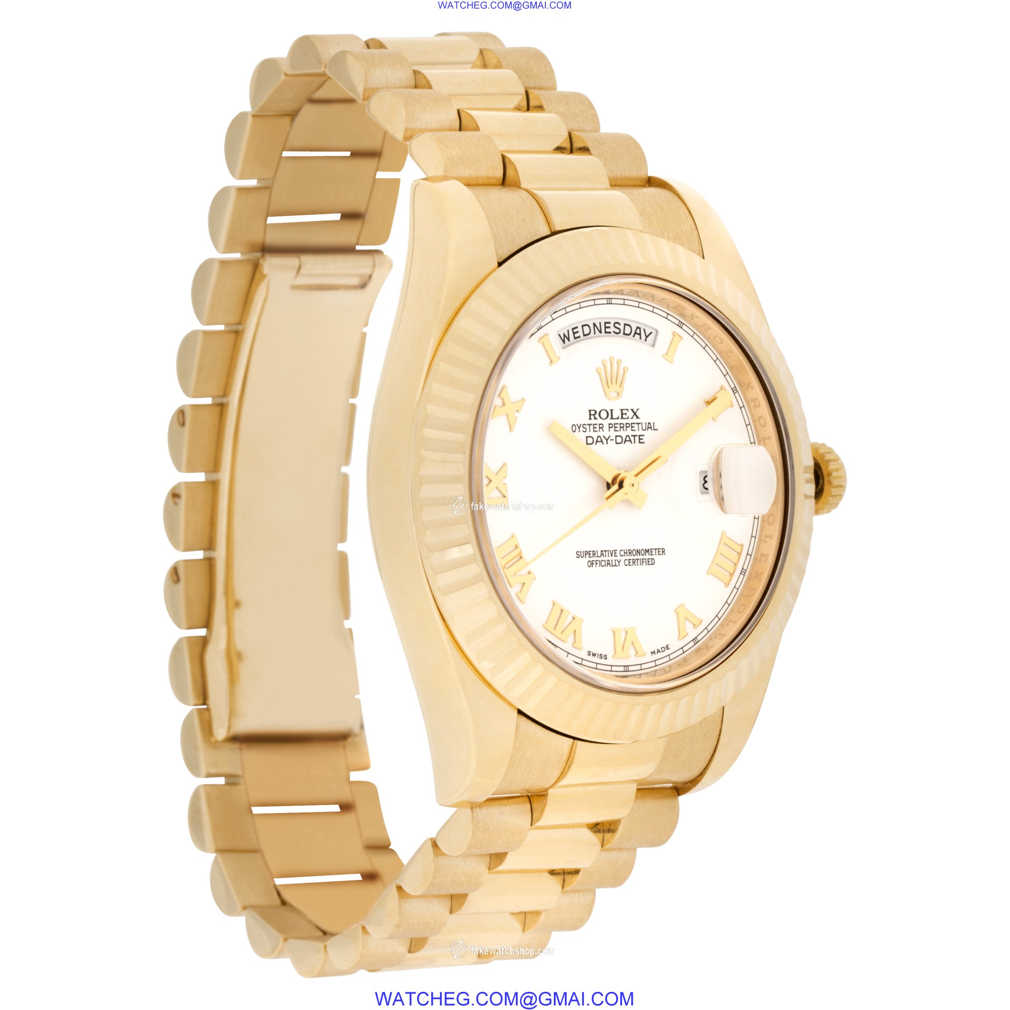 Rolex 218238 Day-Date II Automatic Male 18k Yellow Gold 4
