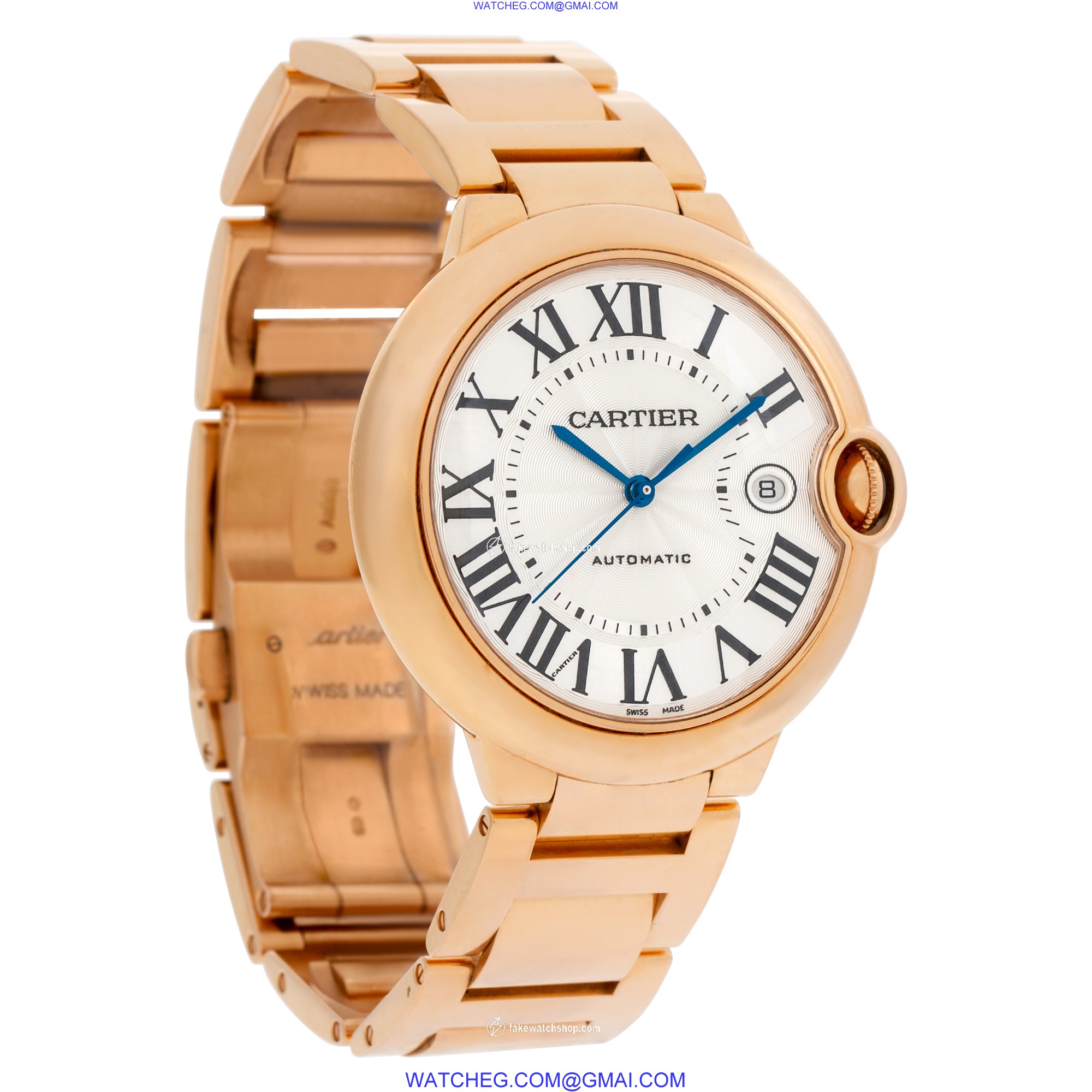 Cartier WGBB0039 Ballon Bleu Automatic Male 18k rose gold 4
