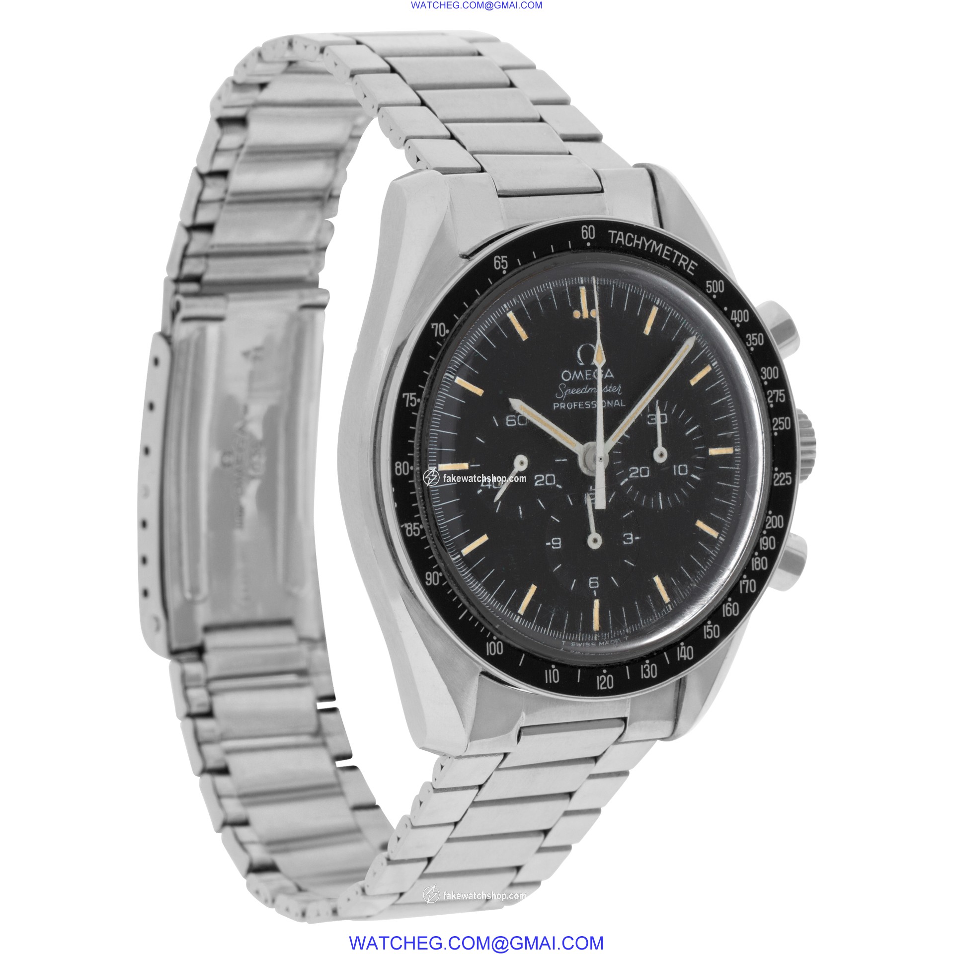 Omega 14502269st Speedmaster Manual Male Stainless Steel 4