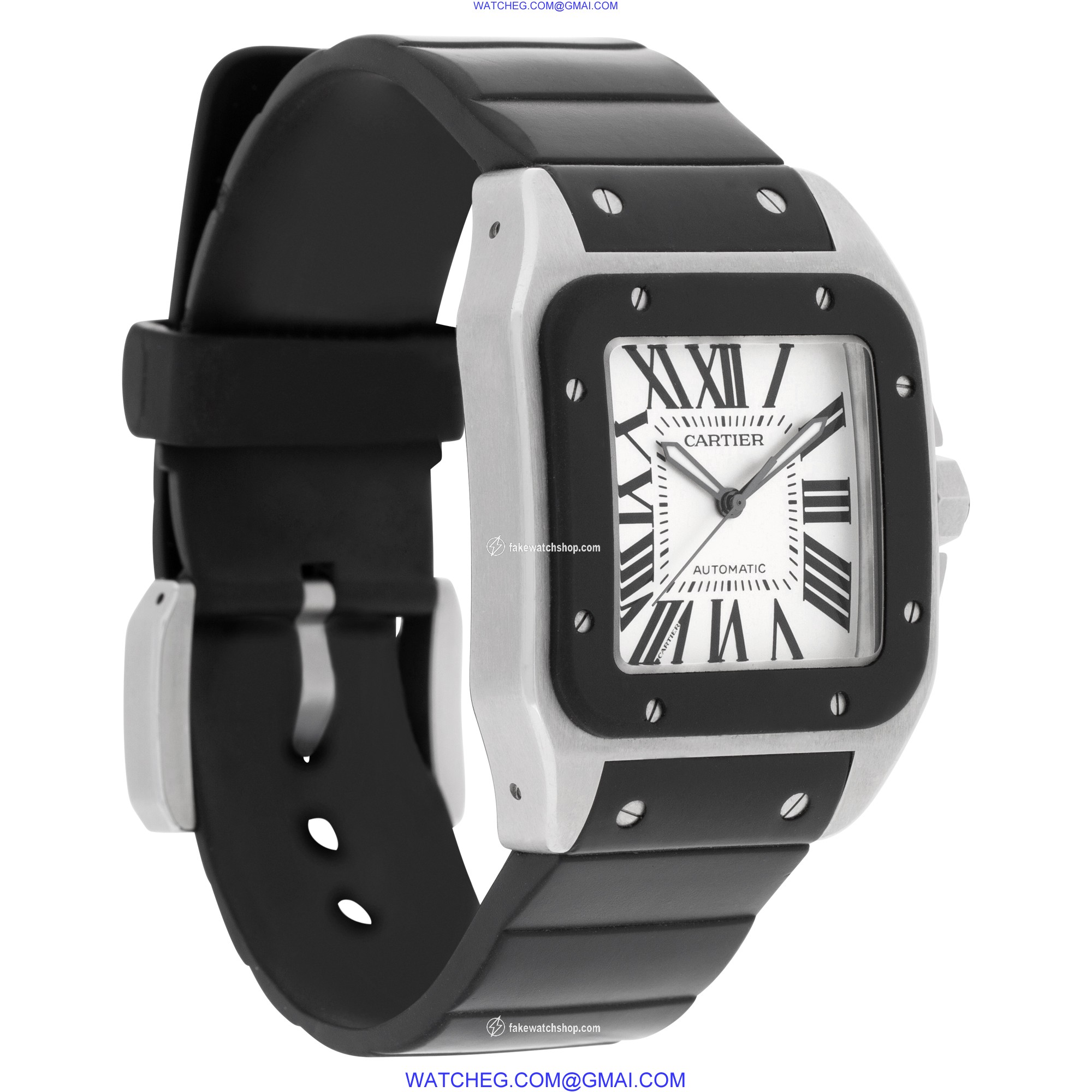 Cartier W20121U2 Santos 100 Automatic Male Stainless Steel 4