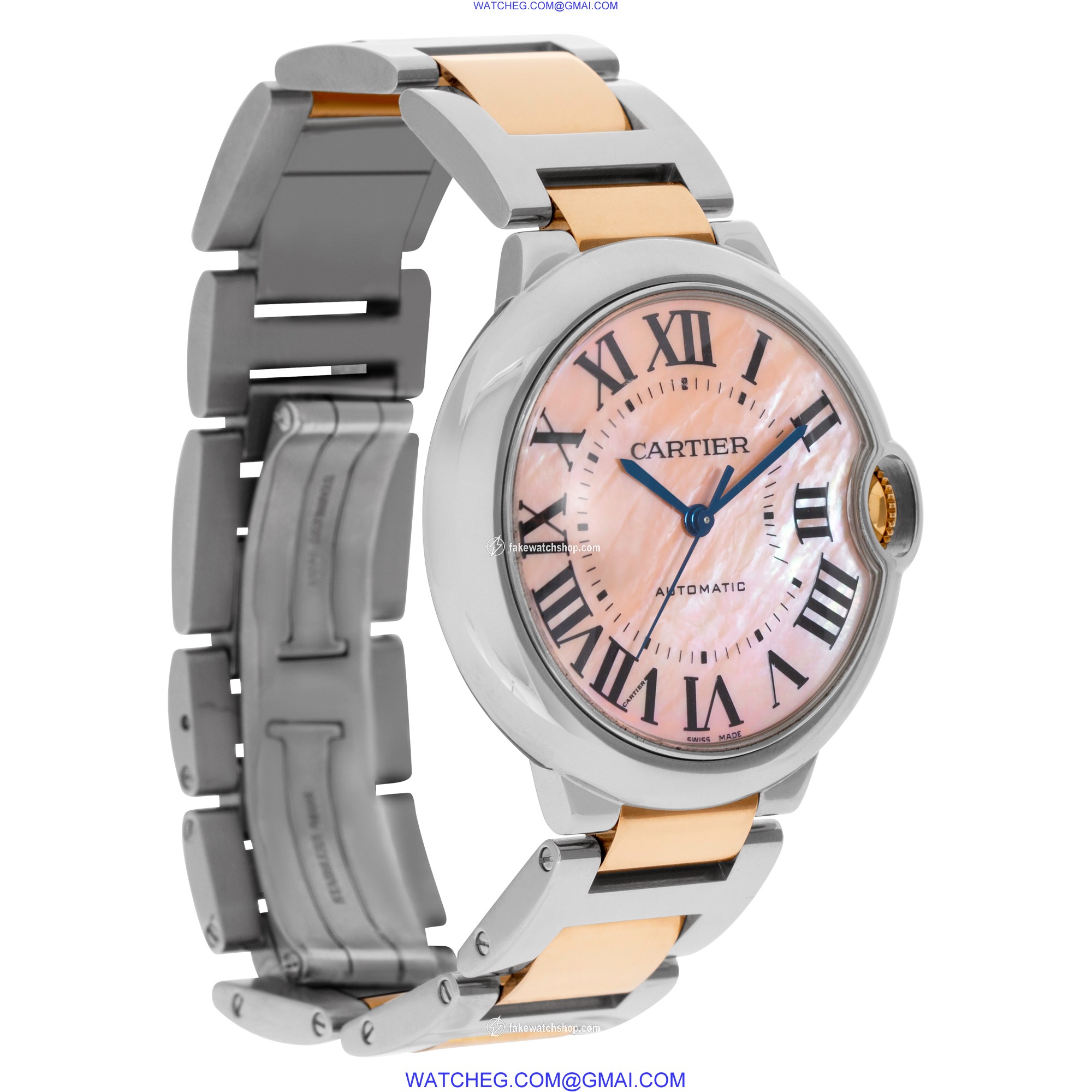 Cartier W6920033 Ballon Bleu Automatic Female 18k gold & Stainless Steel 4