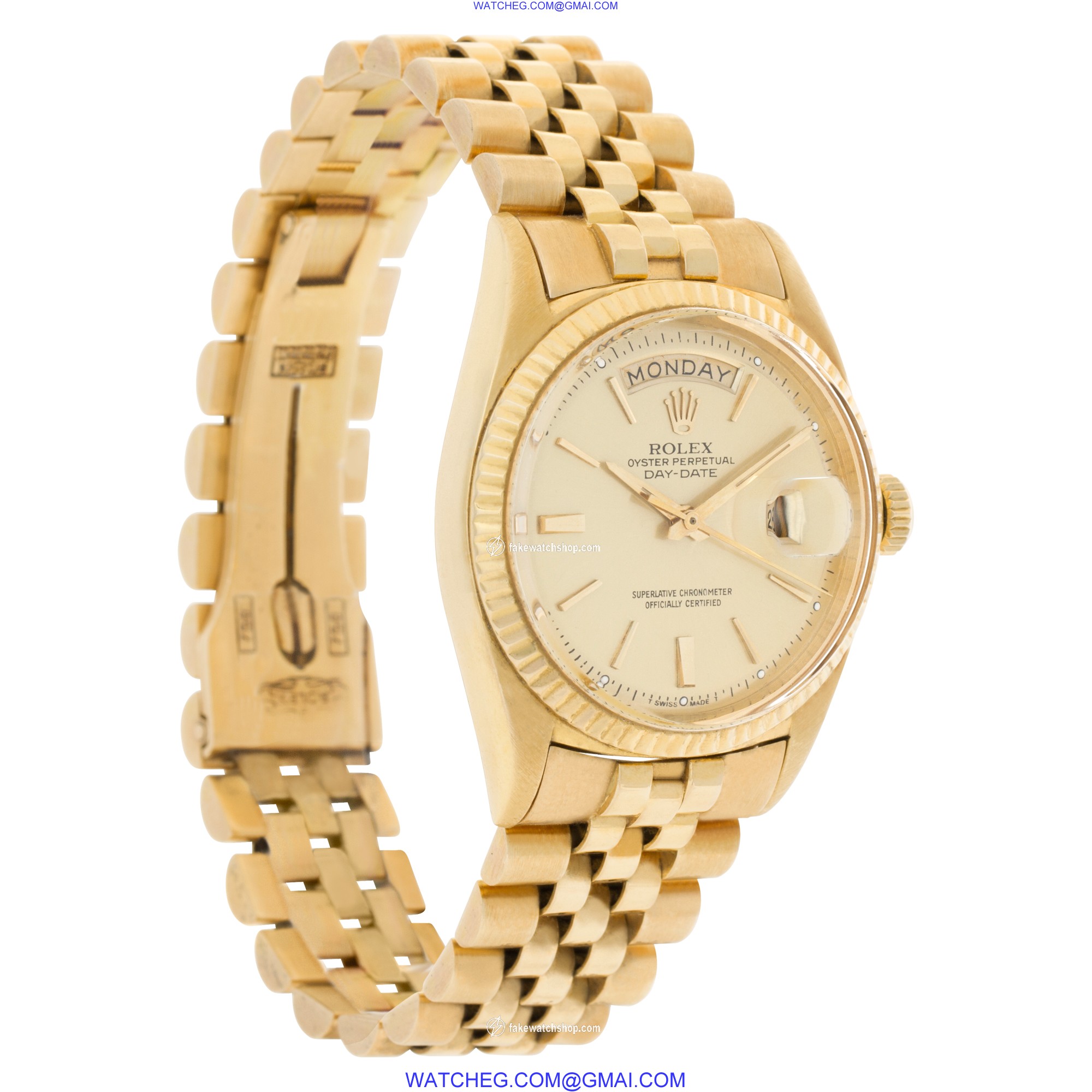 Rolex 1803 Day-Date Automatic Unisex 18k yellow gold 4