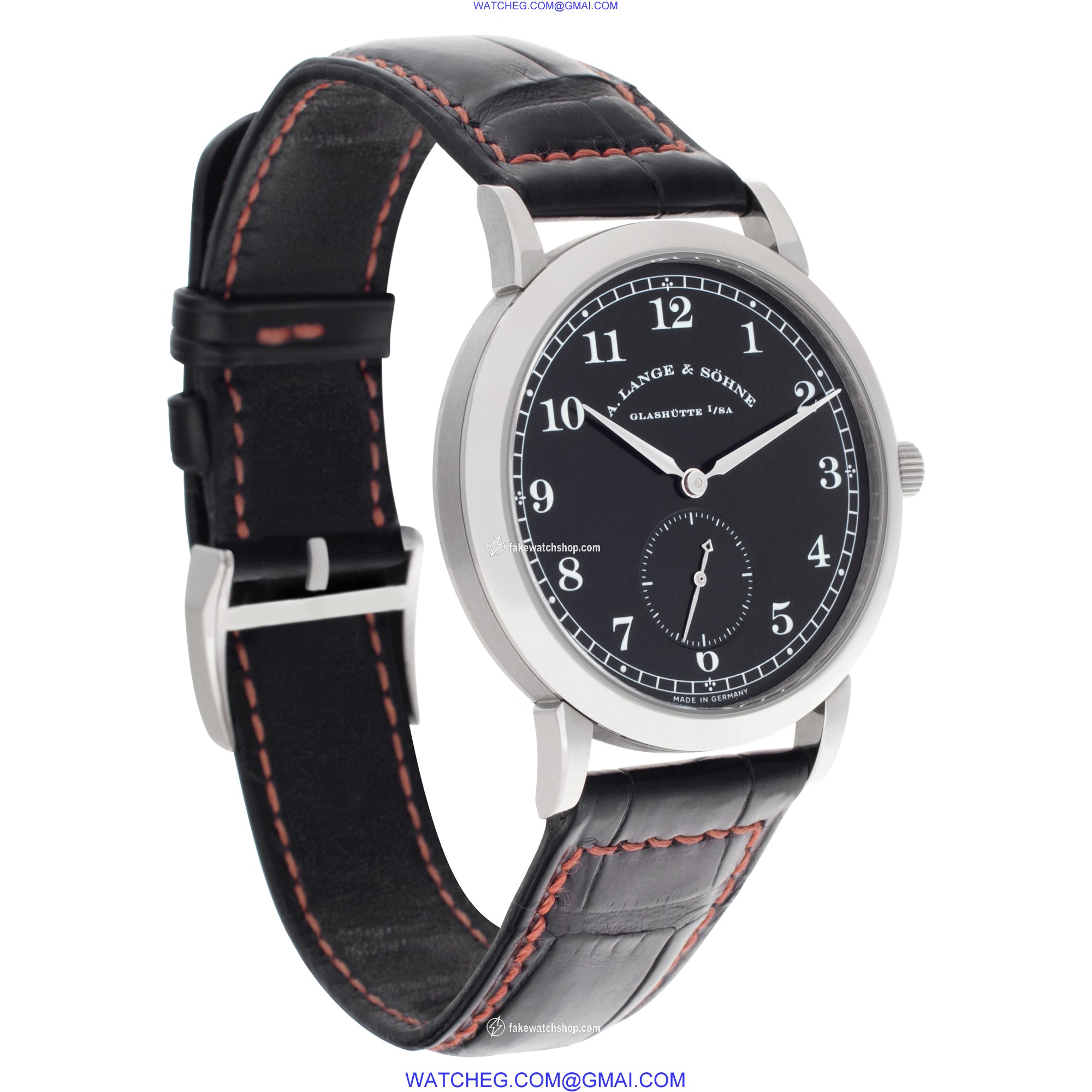A. Lange & Sohne 206.029 Saxonia Manual Male 18k White Gold 4