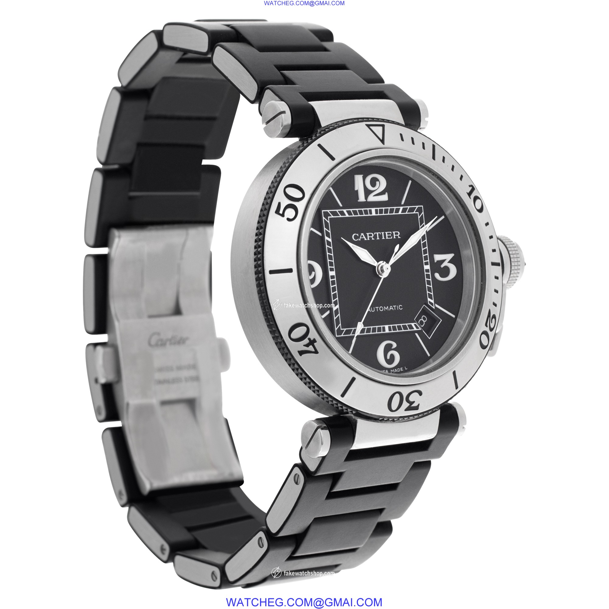 Cartier W31077U2 Pasha Automatic Male Stainless Steel 4